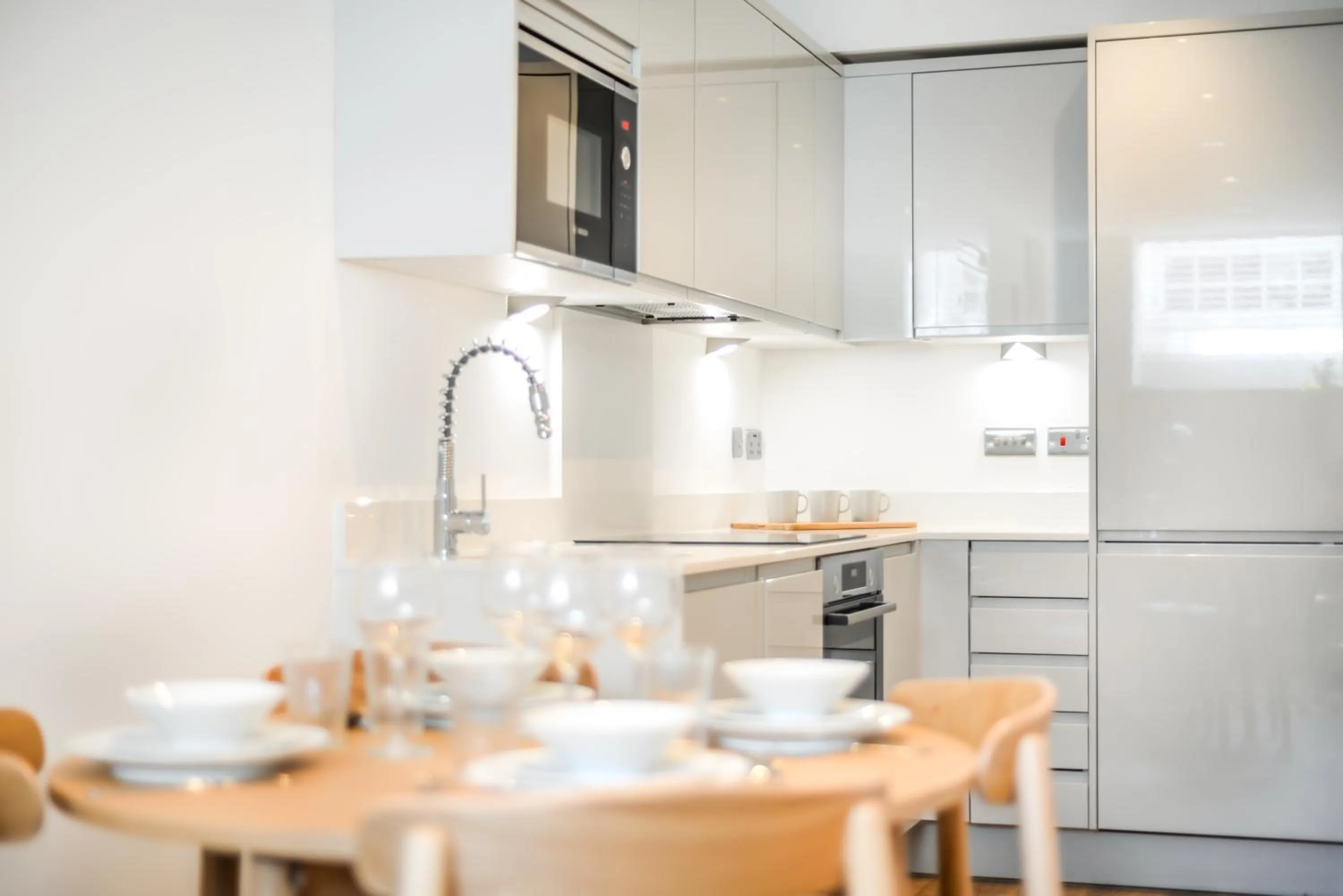 Kitchen or kitchenette in Concorde House Luxury Apartments - Chester
