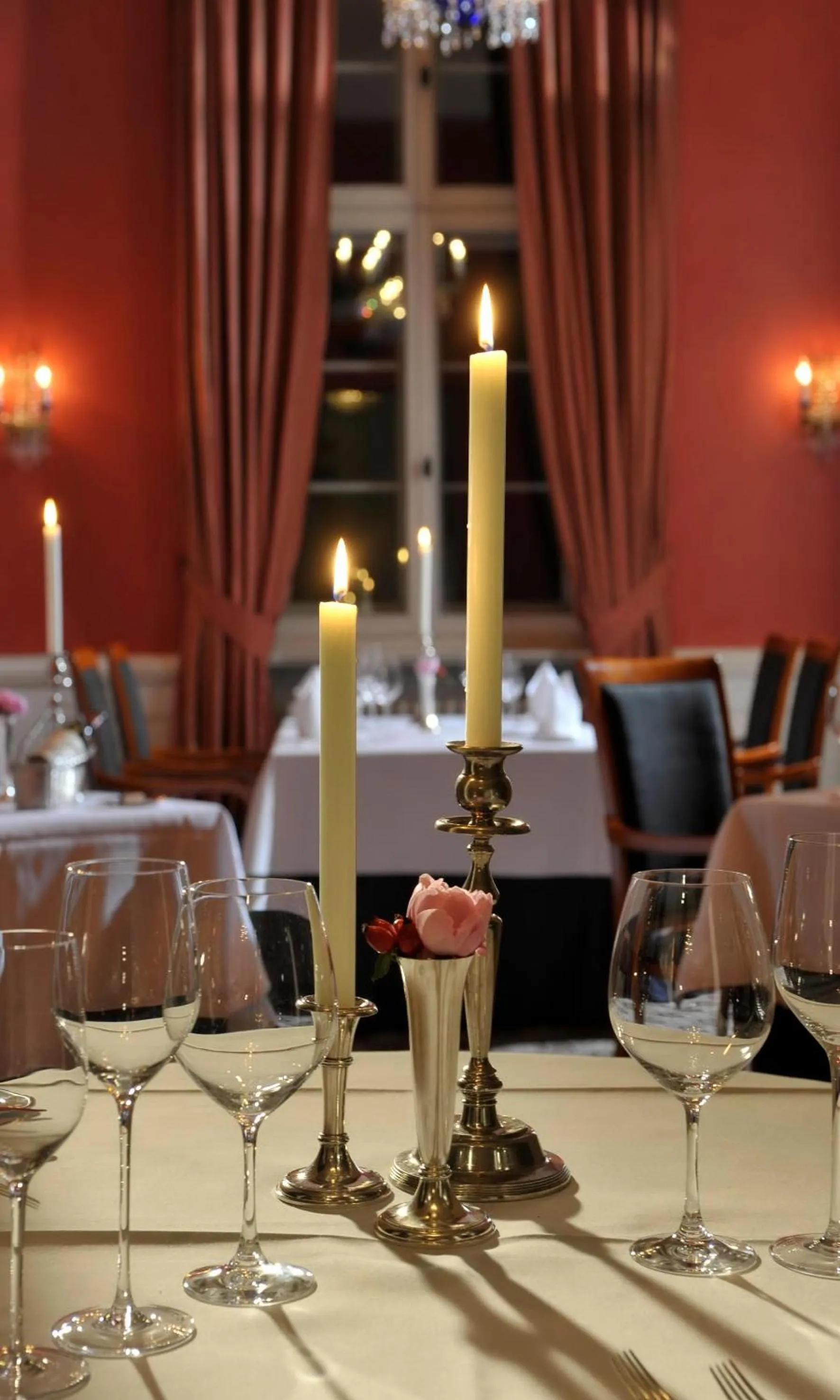 Restaurant/places to eat in Schlosshotel Burg Schlitz