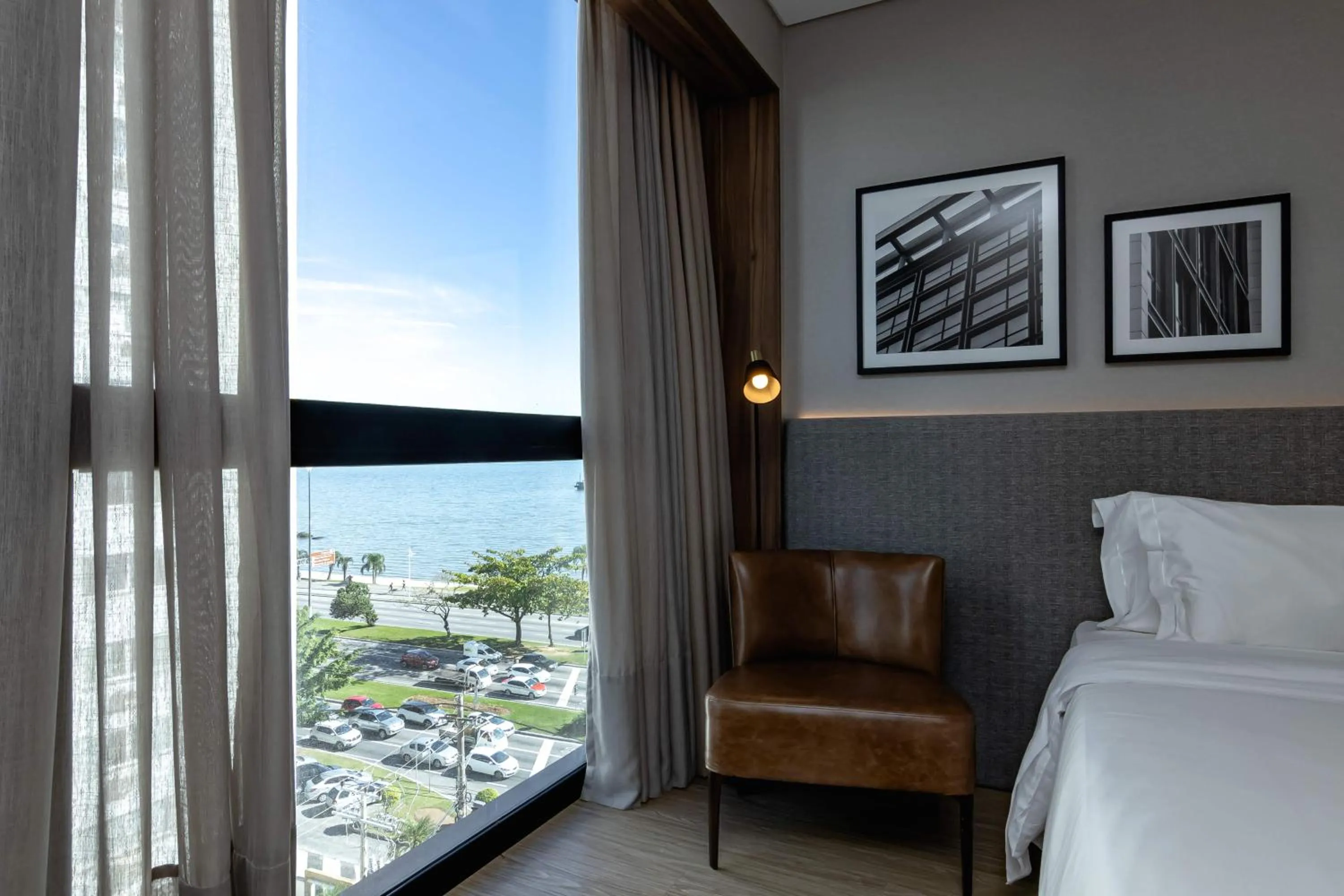 Sea view, Bed in LK Design Hotel Florianópolis