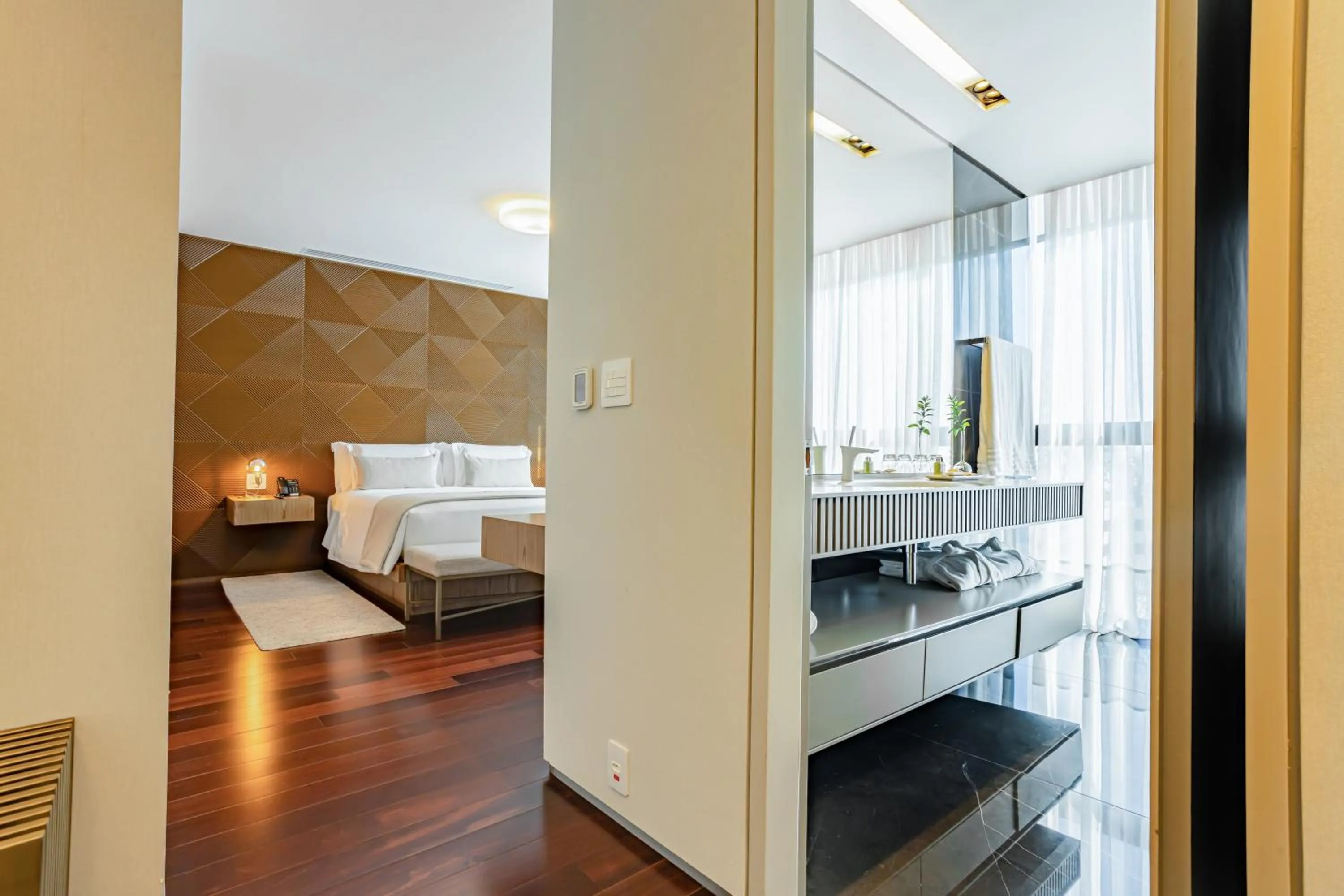 Bed in LK Design Hotel Florianópolis