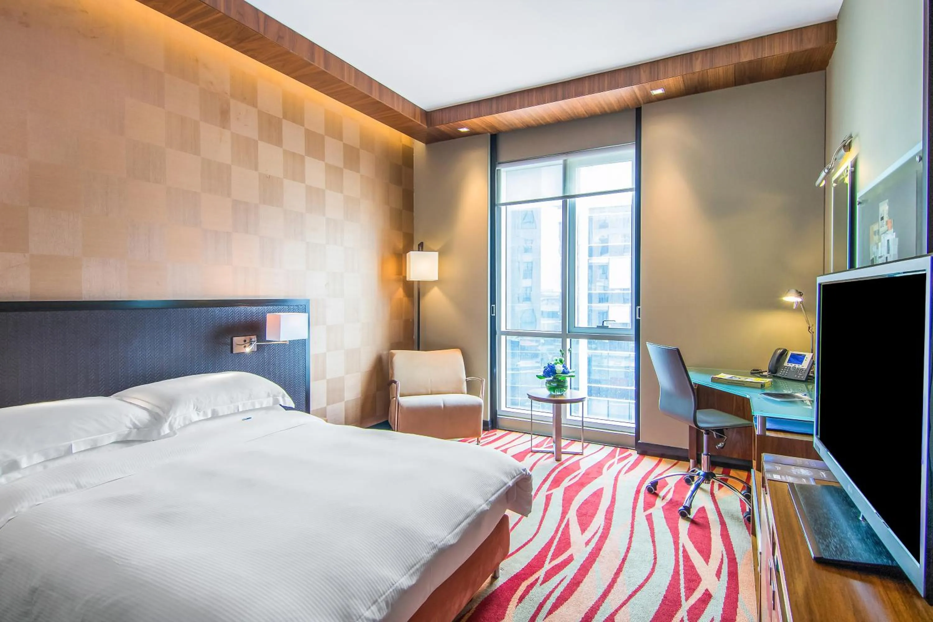 Photo of the whole room, Bed in Radisson Blu Hotel, Dubai Media City