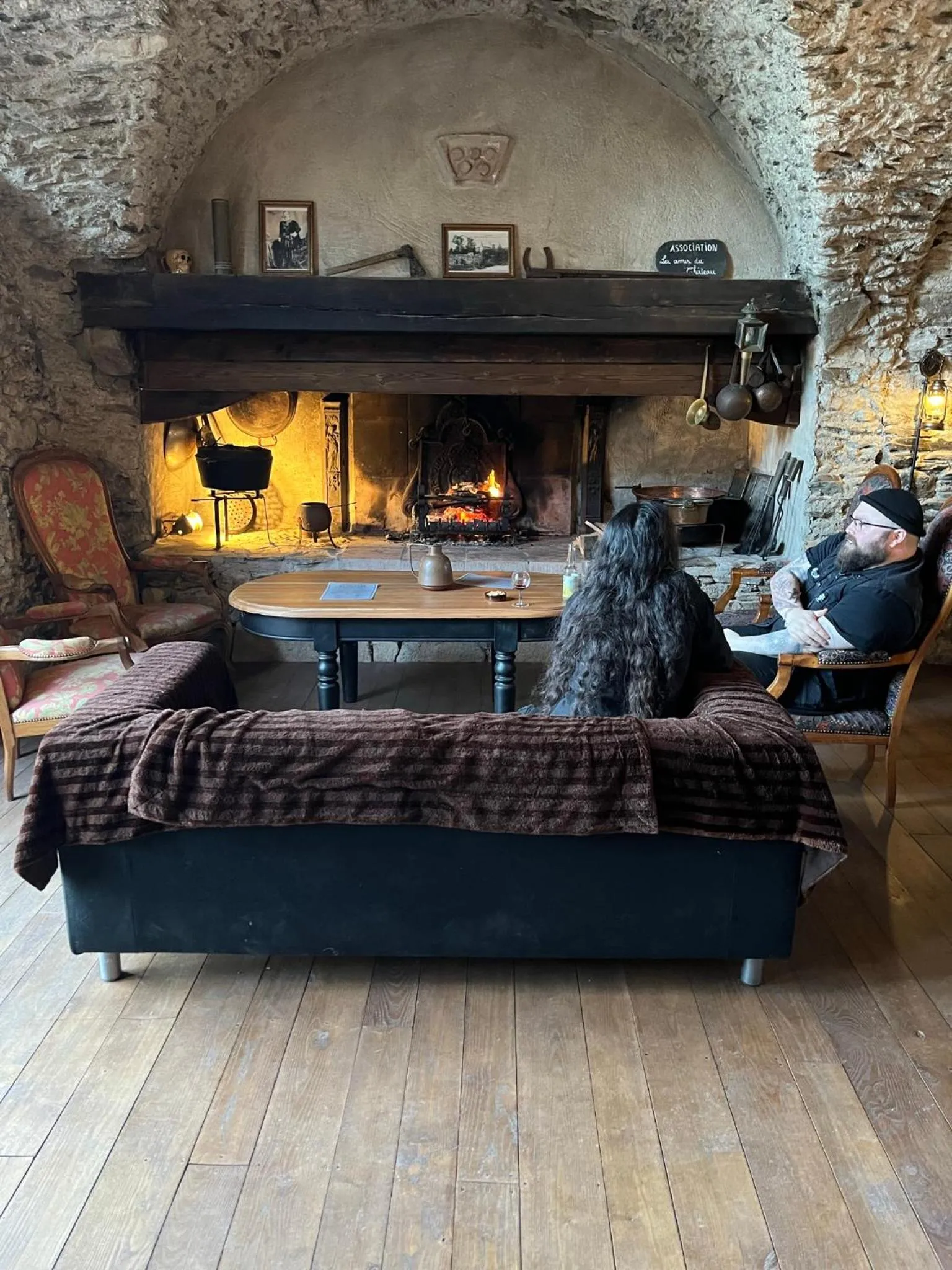 Lounge or bar in Le Château de Cambiaire