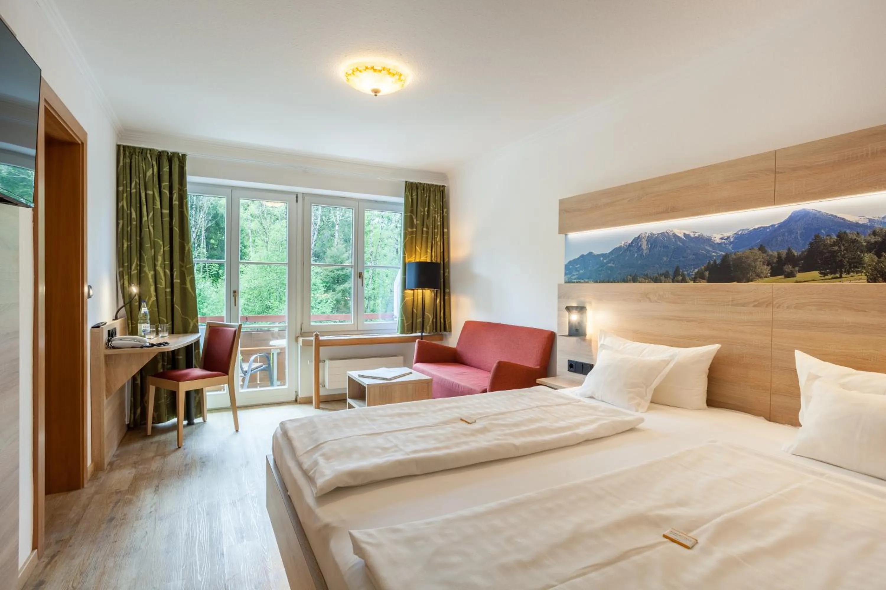 Bed in Ringhotel Nebelhornblick