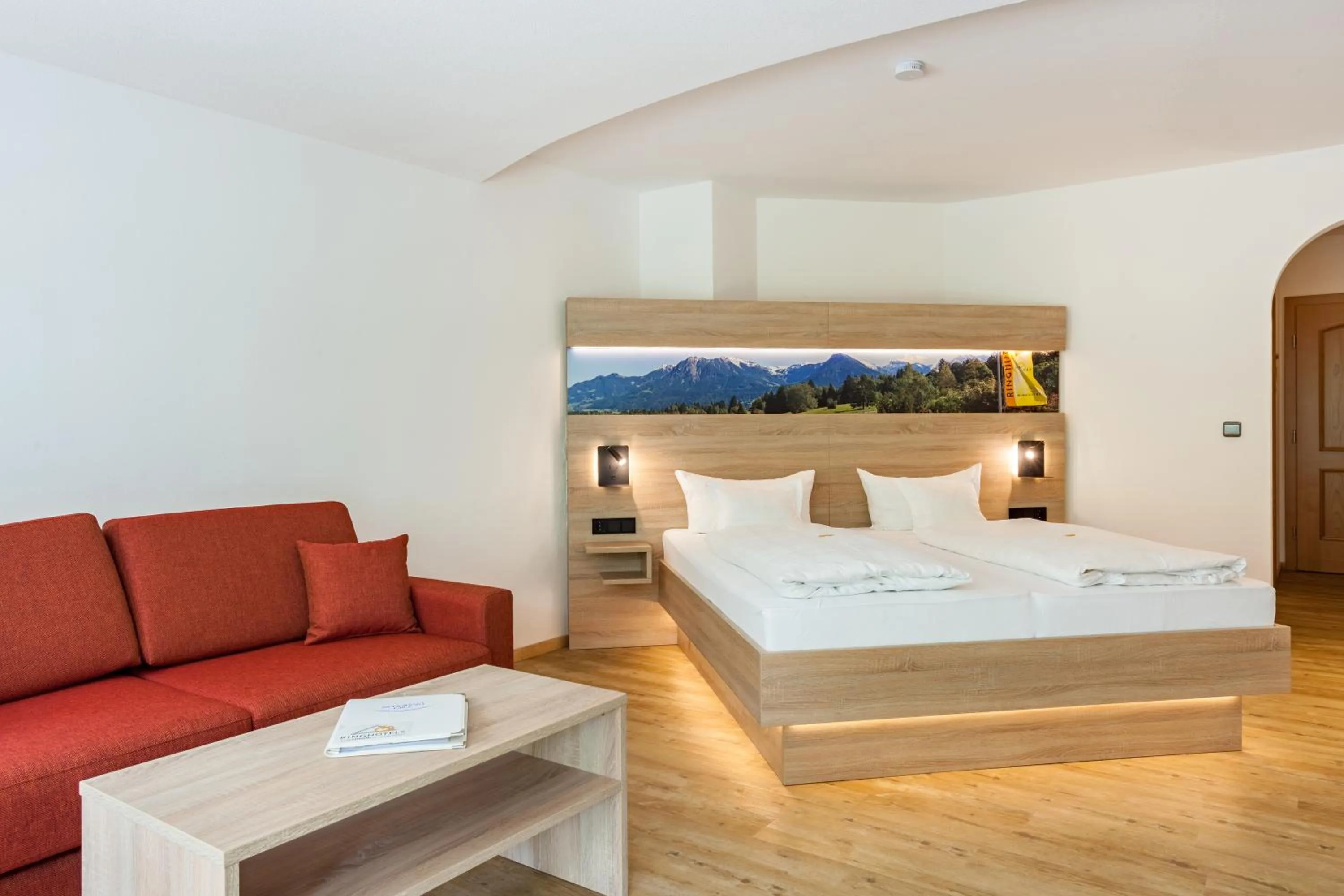 Bed in Ringhotel Nebelhornblick