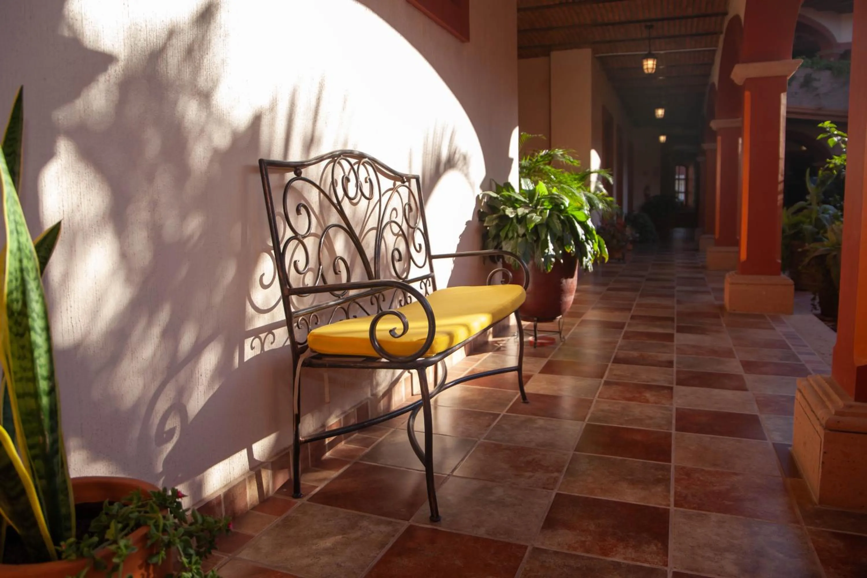 Garden view in Encanto de la Sierra Hotel