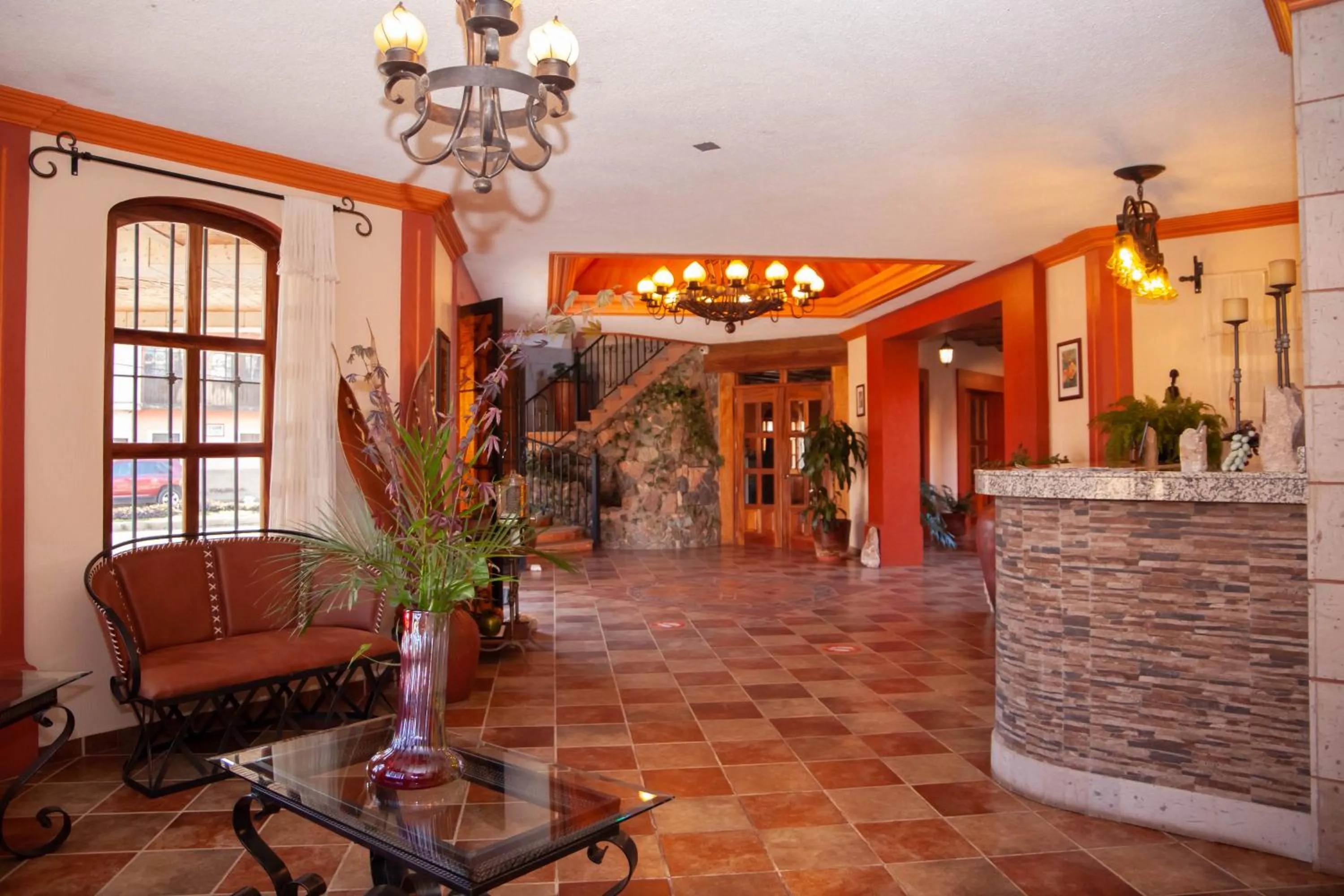Lobby or reception in Encanto de la Sierra Hotel