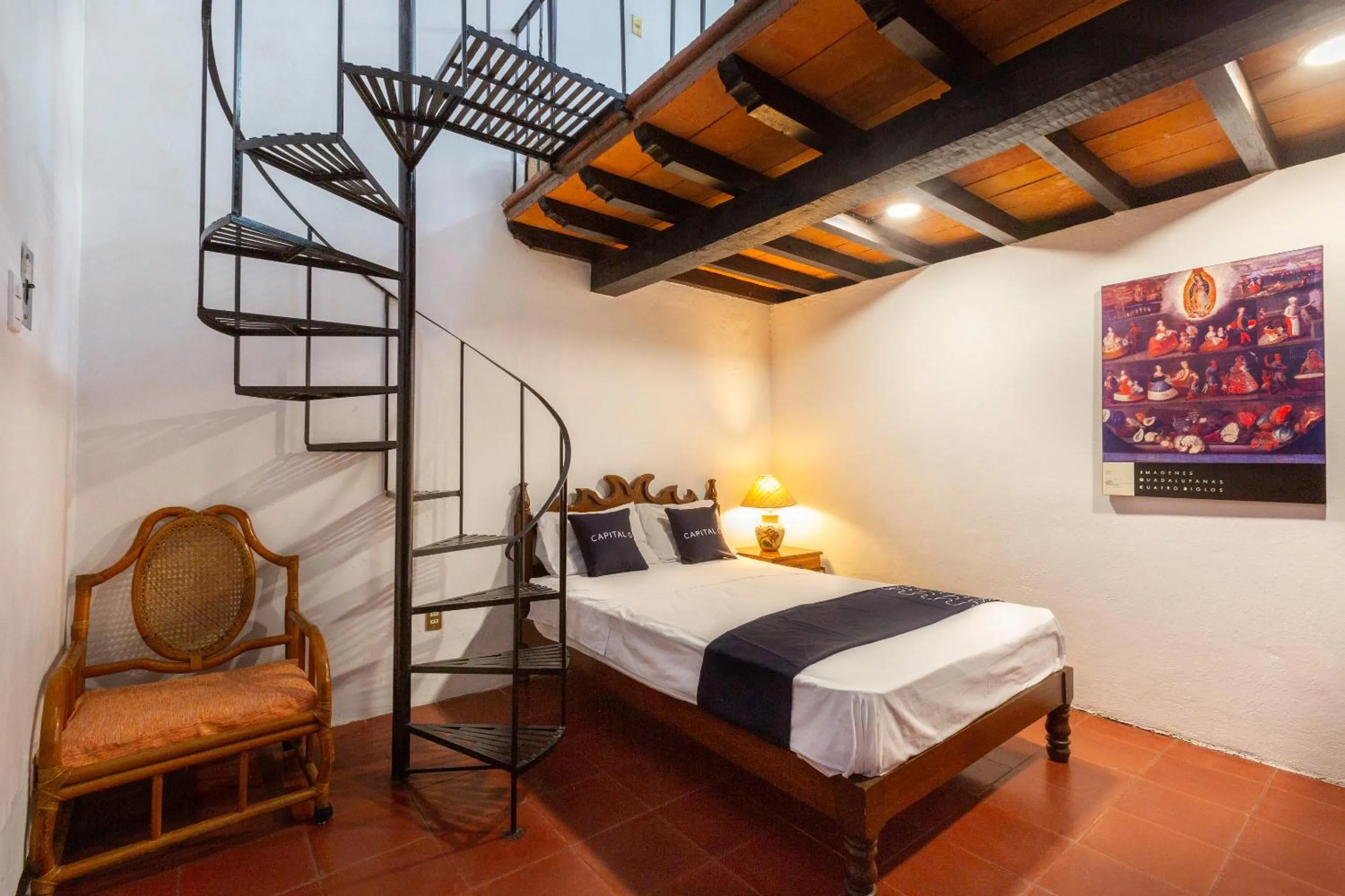 Bedroom in Capital O Posada La Casa De La Tia, Oaxaca