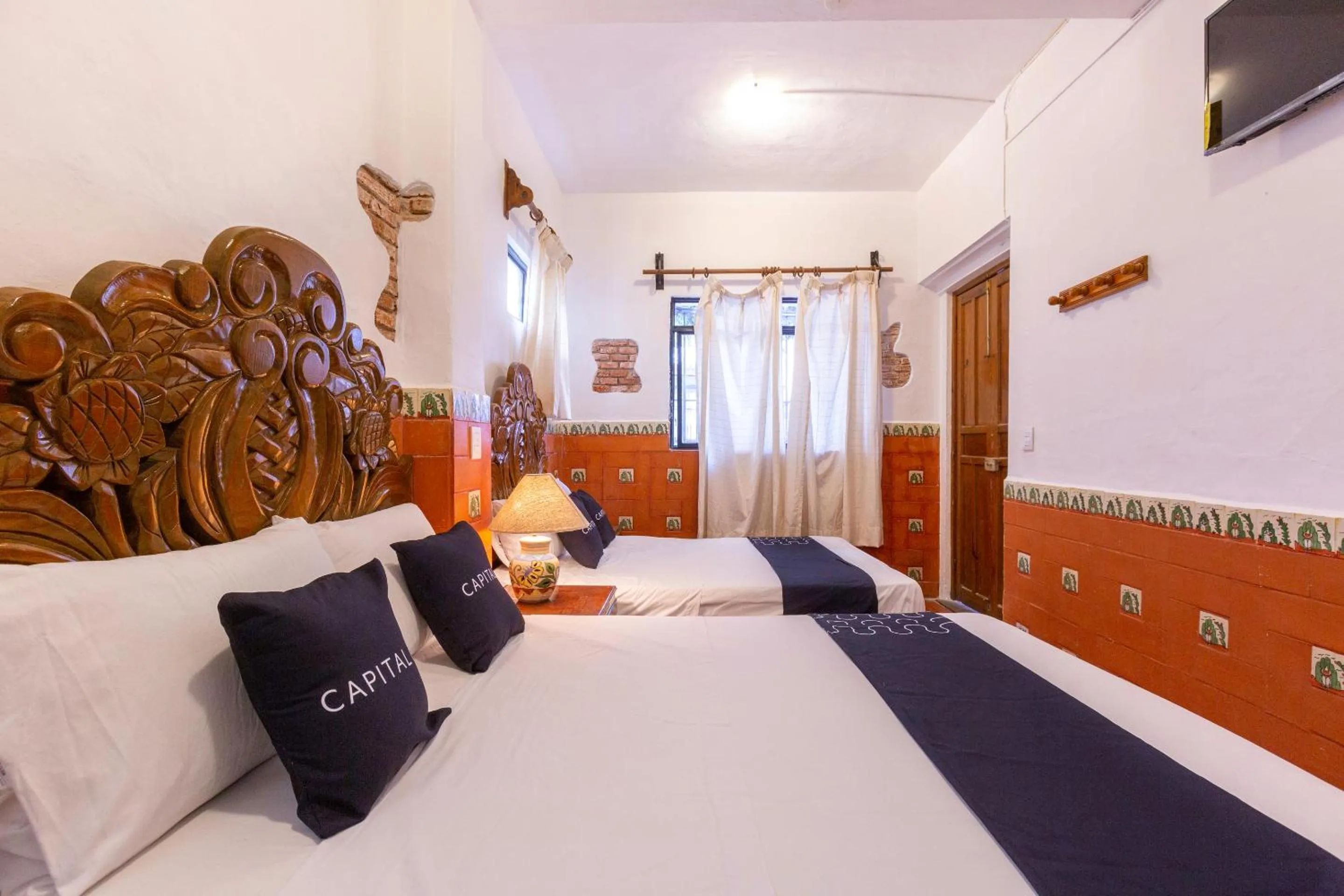 Bedroom in Capital O Posada La Casa De La Tia, Oaxaca