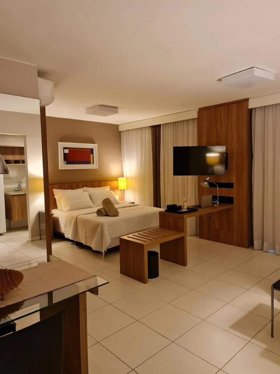 Communal lounge/ TV room, Bed in RIO STAY FLAT