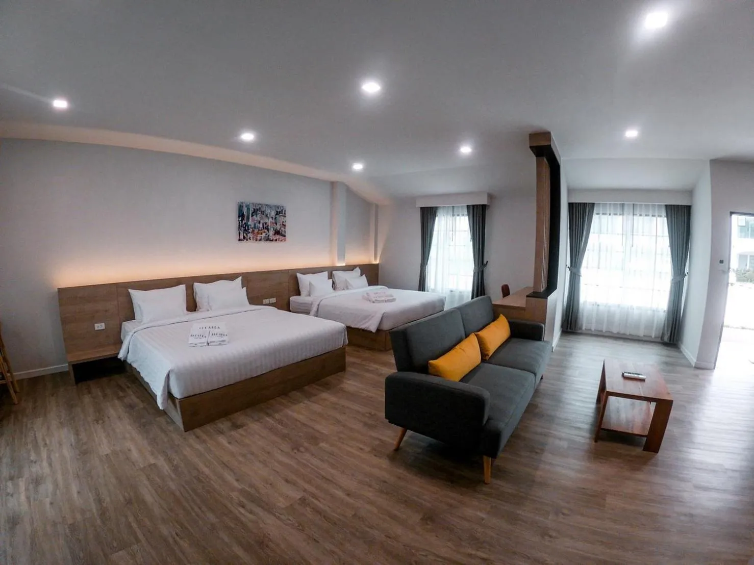 Bed in Li CALLA Resort Trat