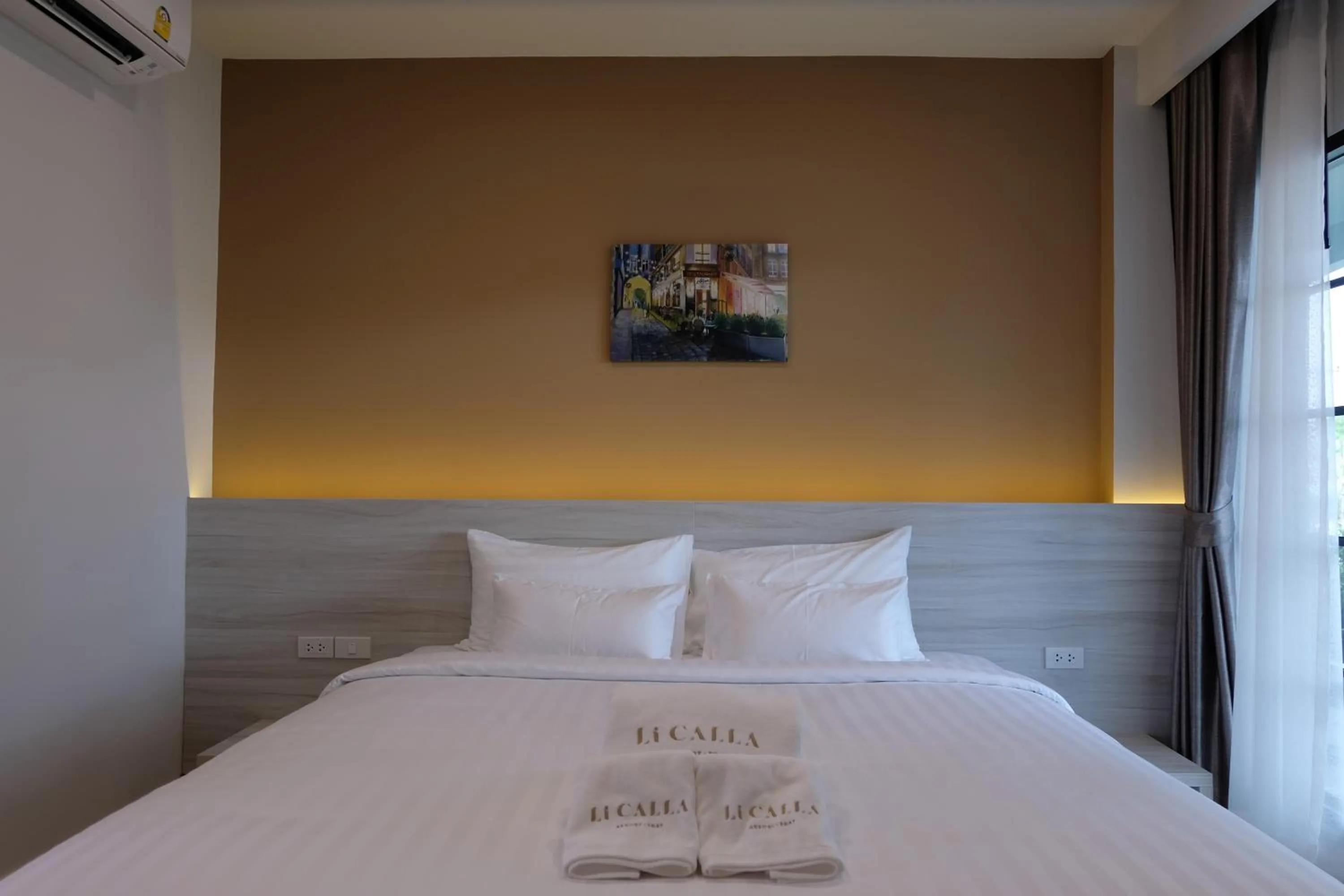 Bed in Li CALLA Resort Trat