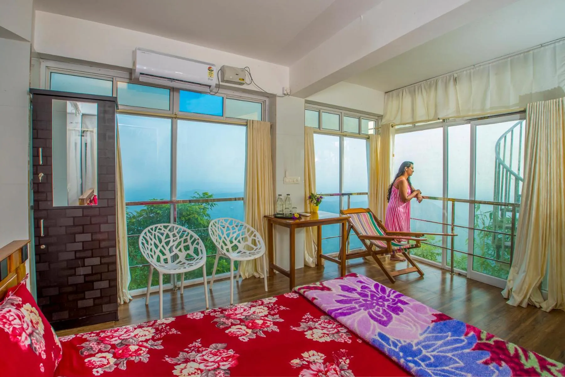 Bed in CHILLAX Resorts Palakkayam THATTU