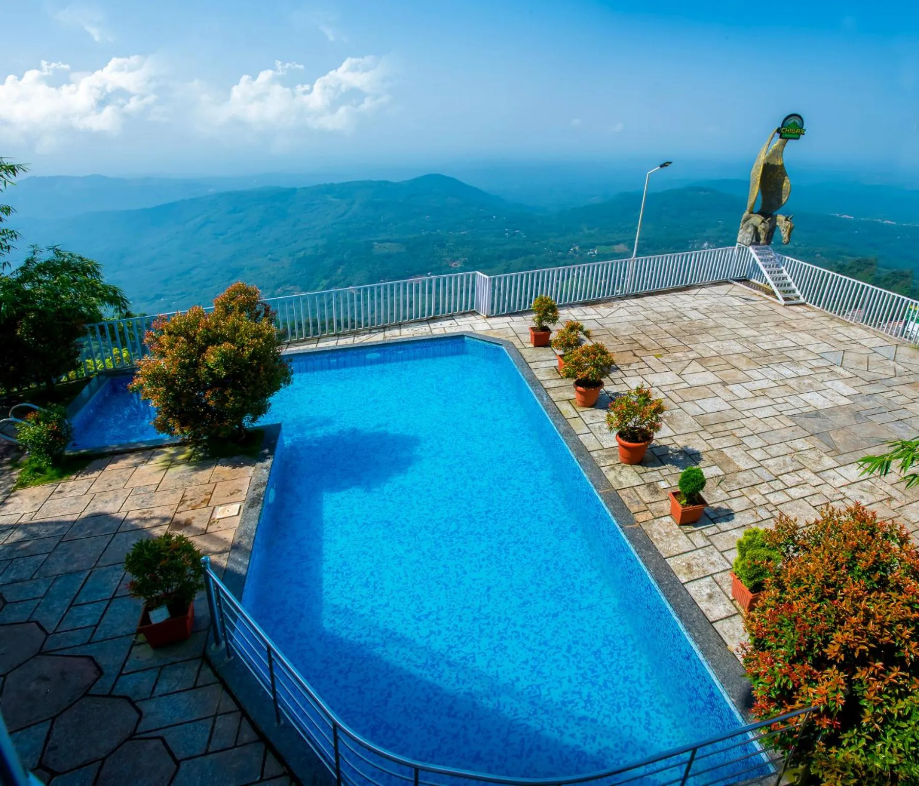 Swimming pool in CHILLAX Resorts Palakkayam THATTU