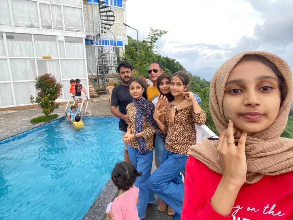 Pool view in CHILLAX Resorts Palakkayam THATTU