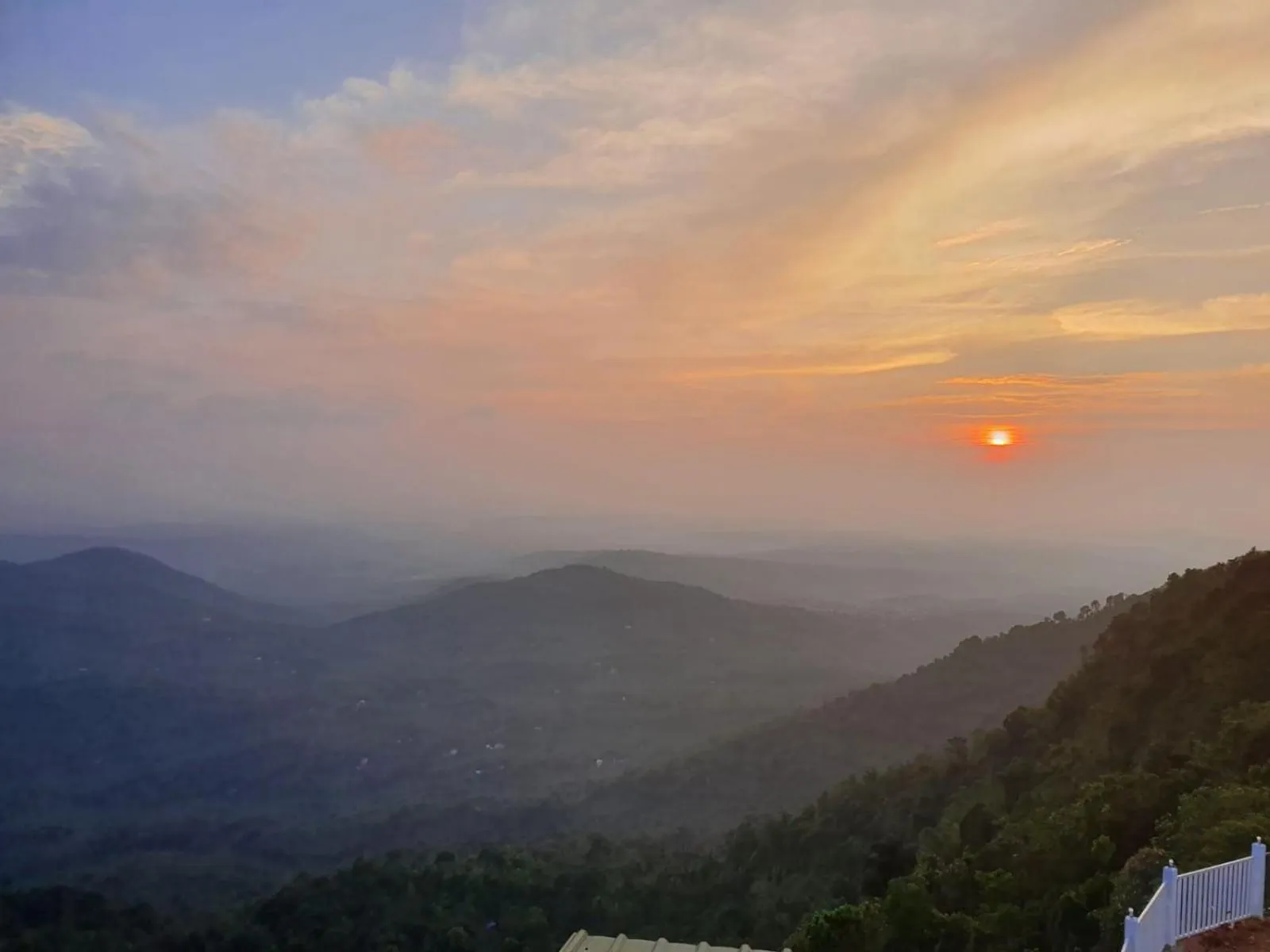 Sunrise in CHILLAX Resorts Palakkayam THATTU