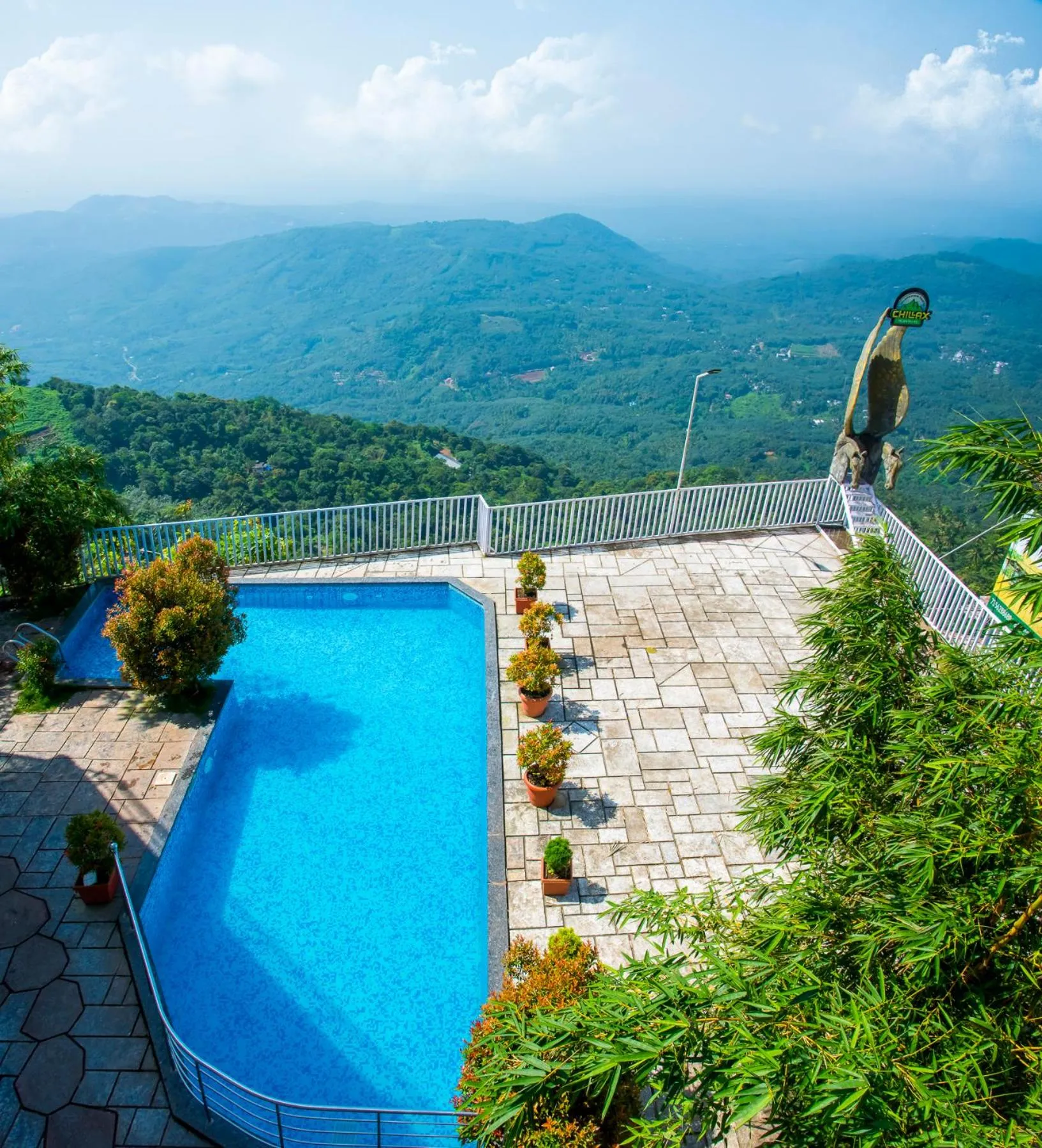 Swimming pool in CHILLAX Resorts Palakkayam THATTU