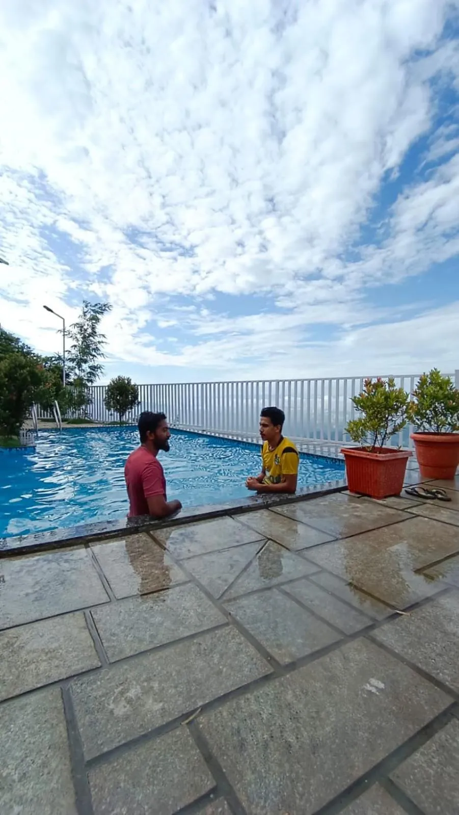 Pool view in CHILLAX Resorts Palakkayam THATTU