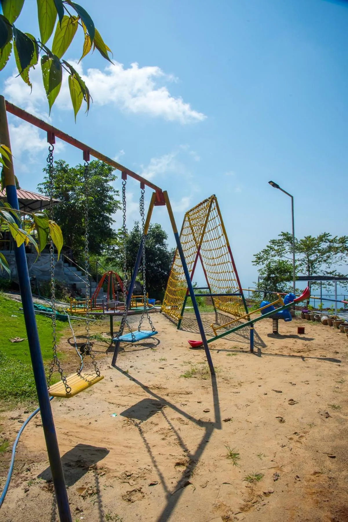 Children play ground in CHILLAX Resorts Palakkayam THATTU