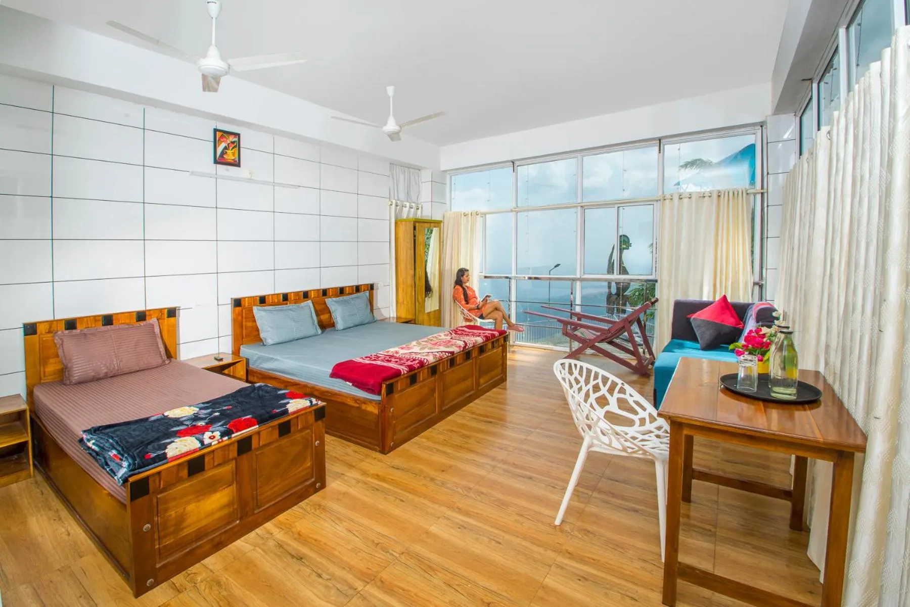 Bed in CHILLAX Resorts Palakkayam THATTU