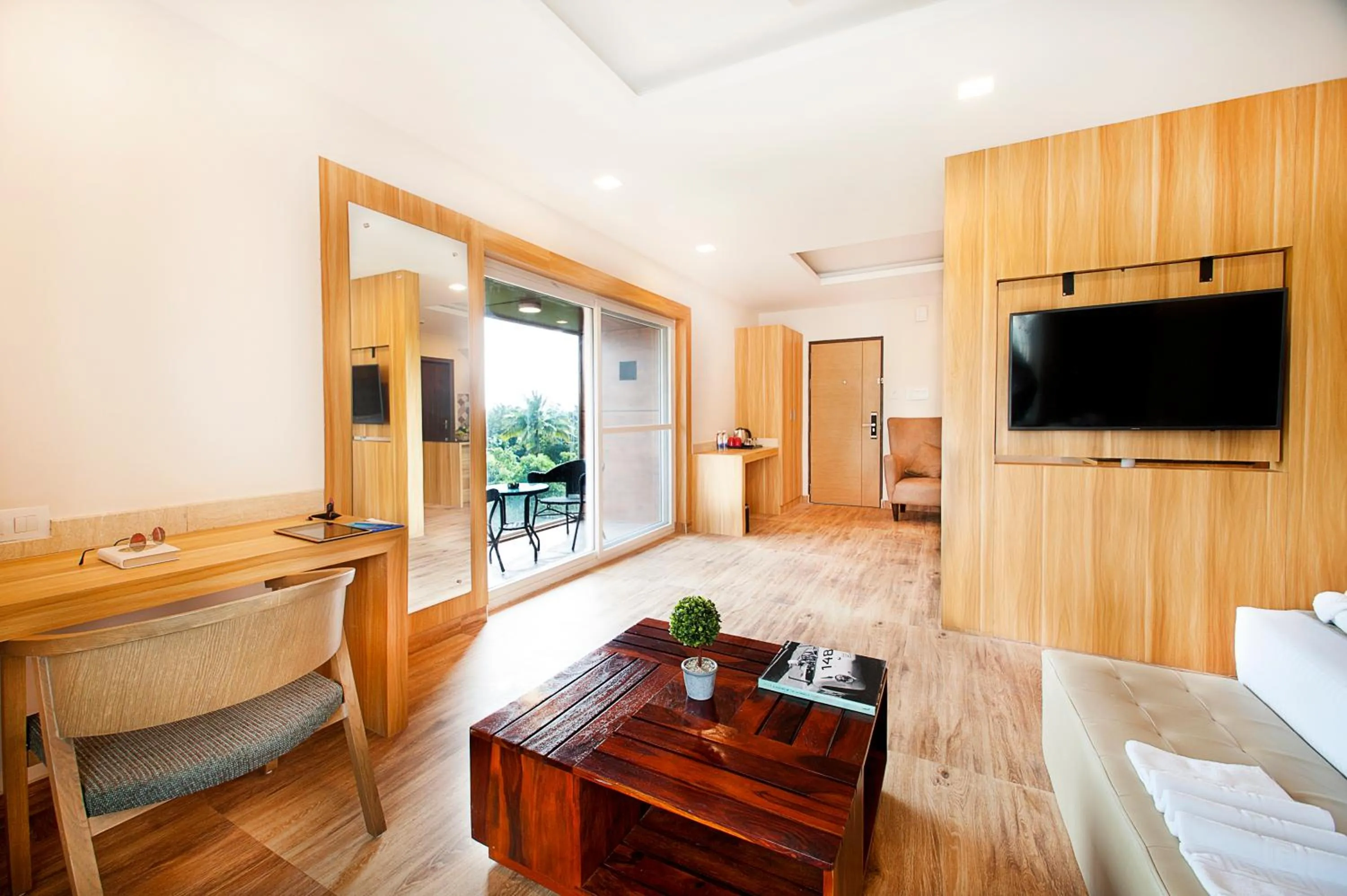 Seating area in ABM Boutique Hotel