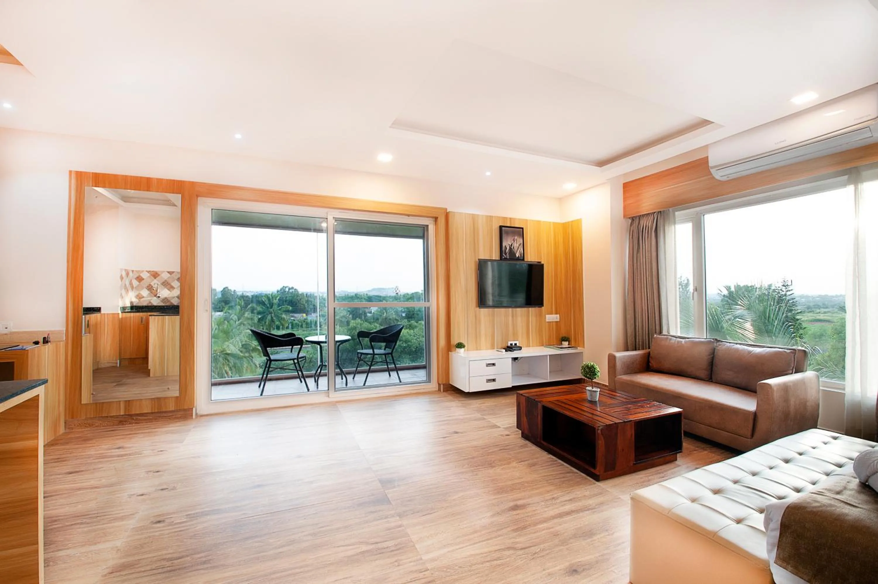 Seating area in ABM Boutique Hotel