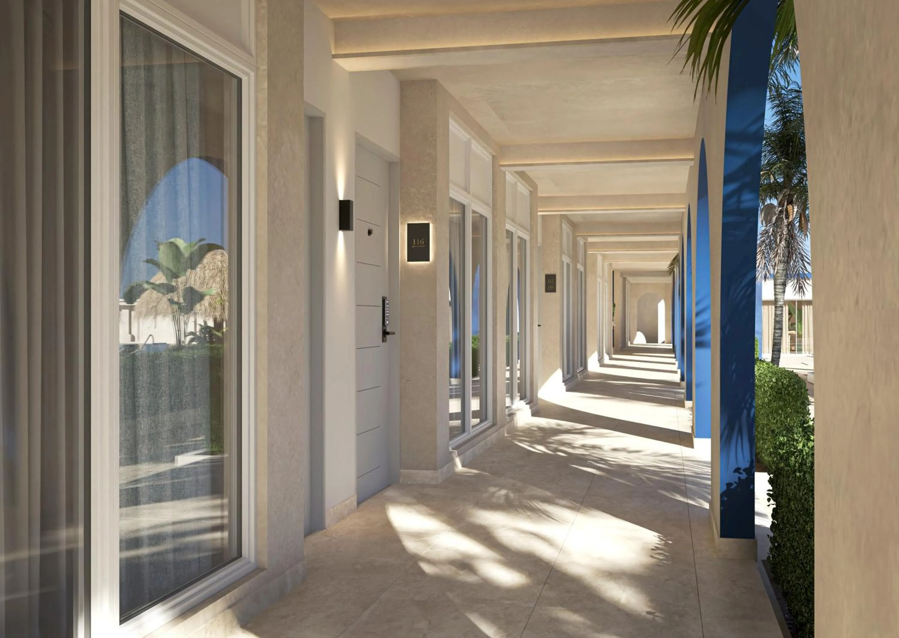 Lobby or reception in voco Surfside Aruba by IHG