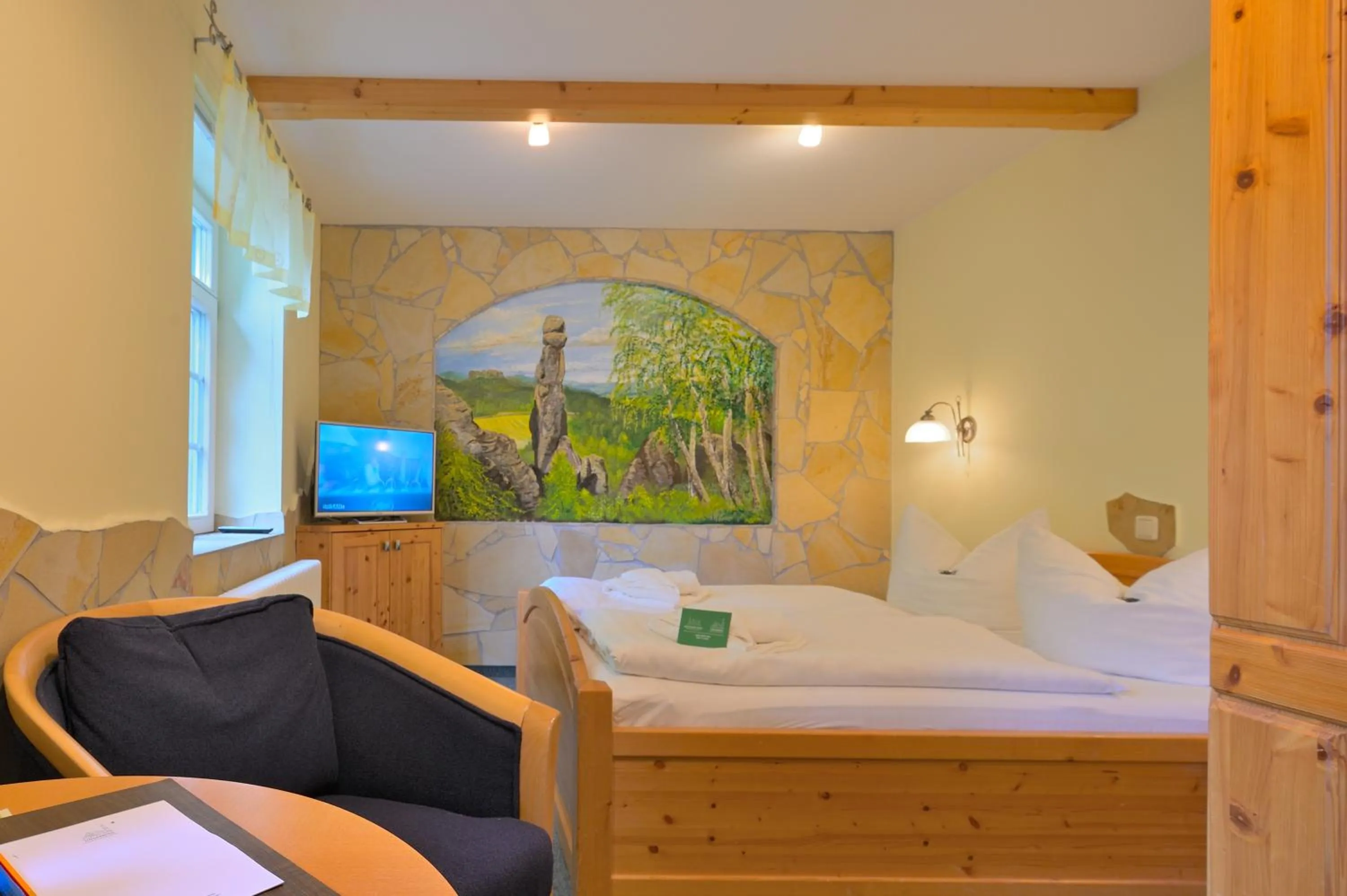 Bed in Gasthof Ungerberg