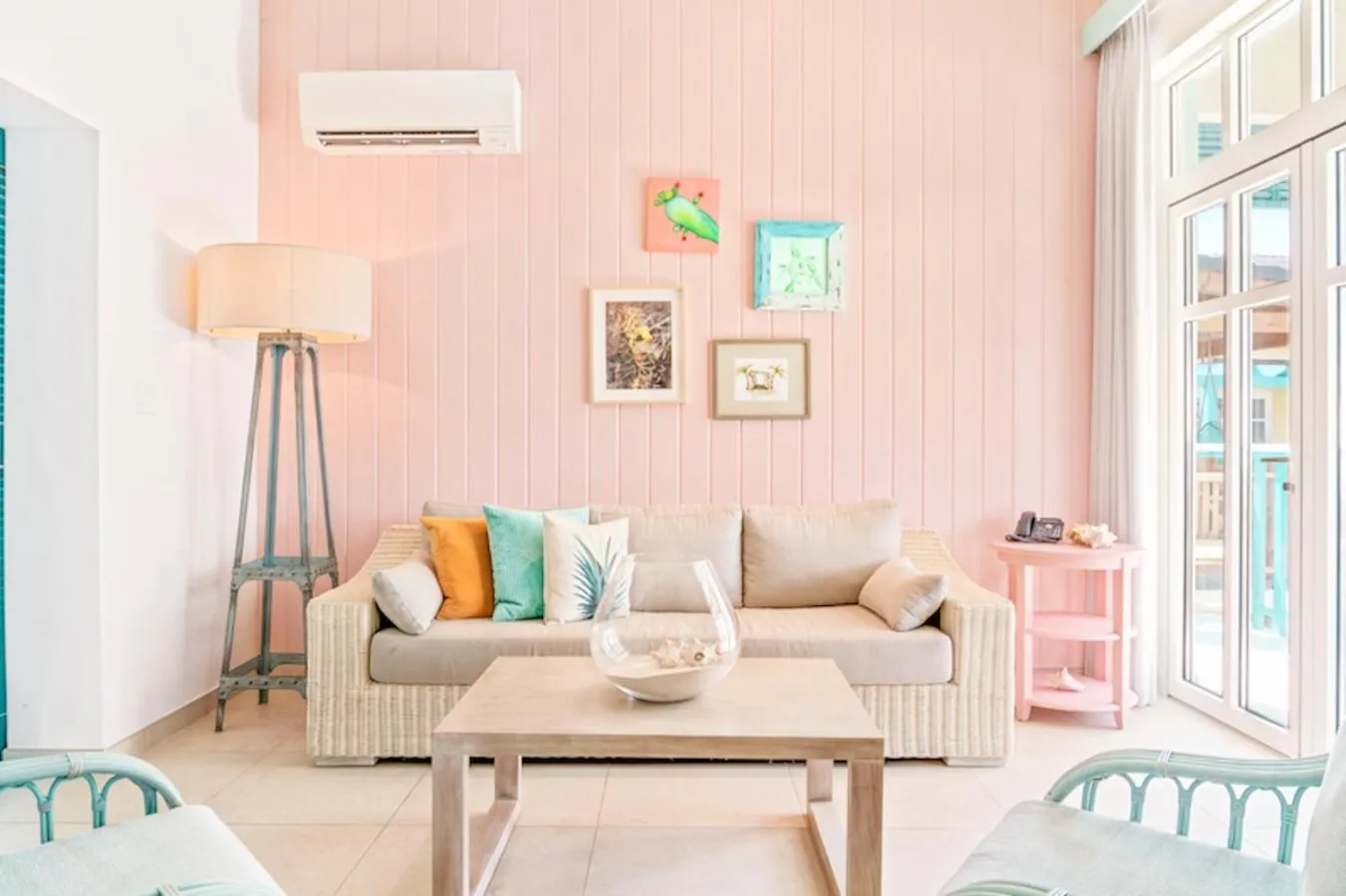 Living room in Boardwalk Boutique Hotel Aruba - Adults Only