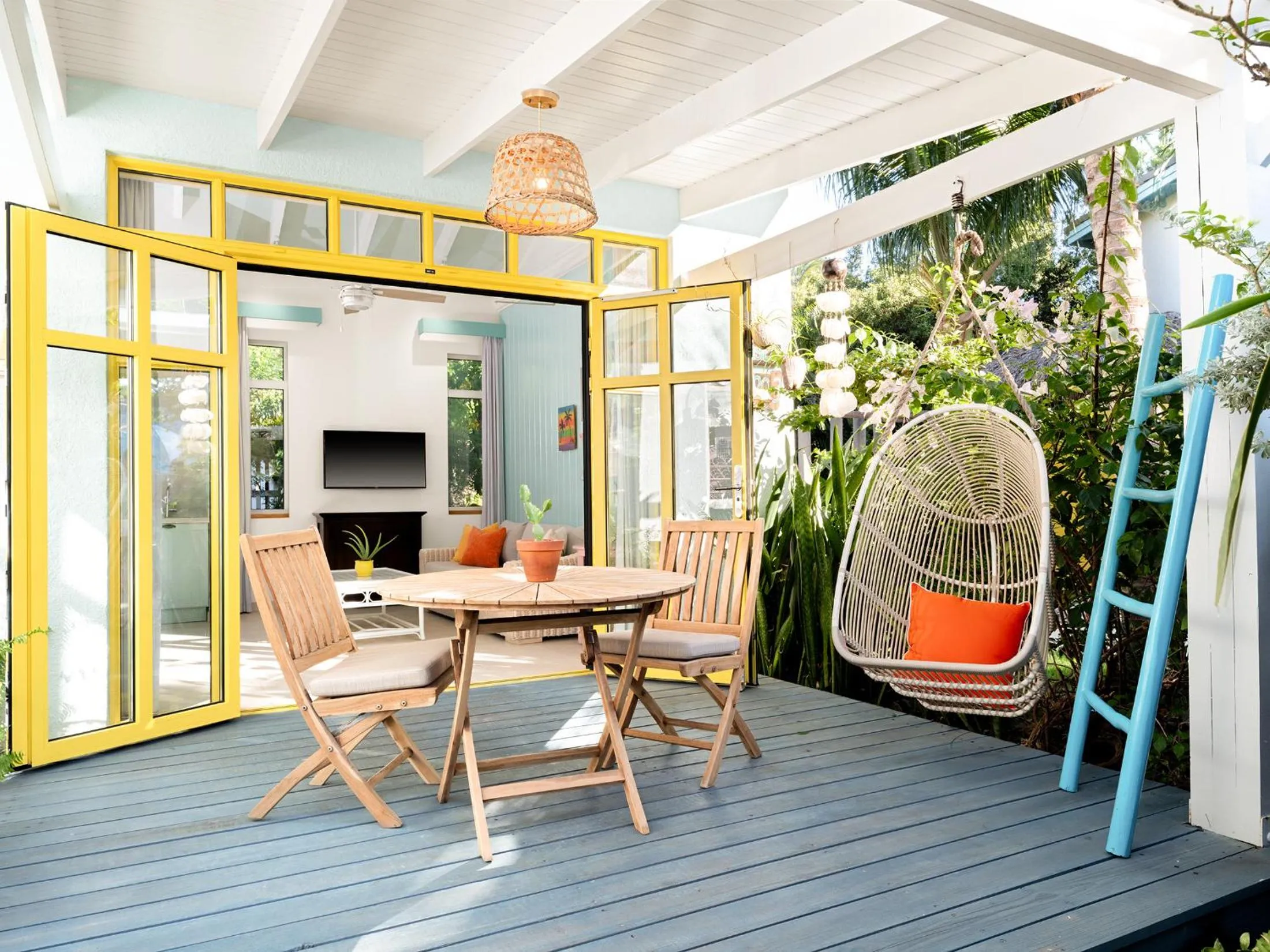 Patio in Boardwalk Boutique Hotel Aruba - Adults Only