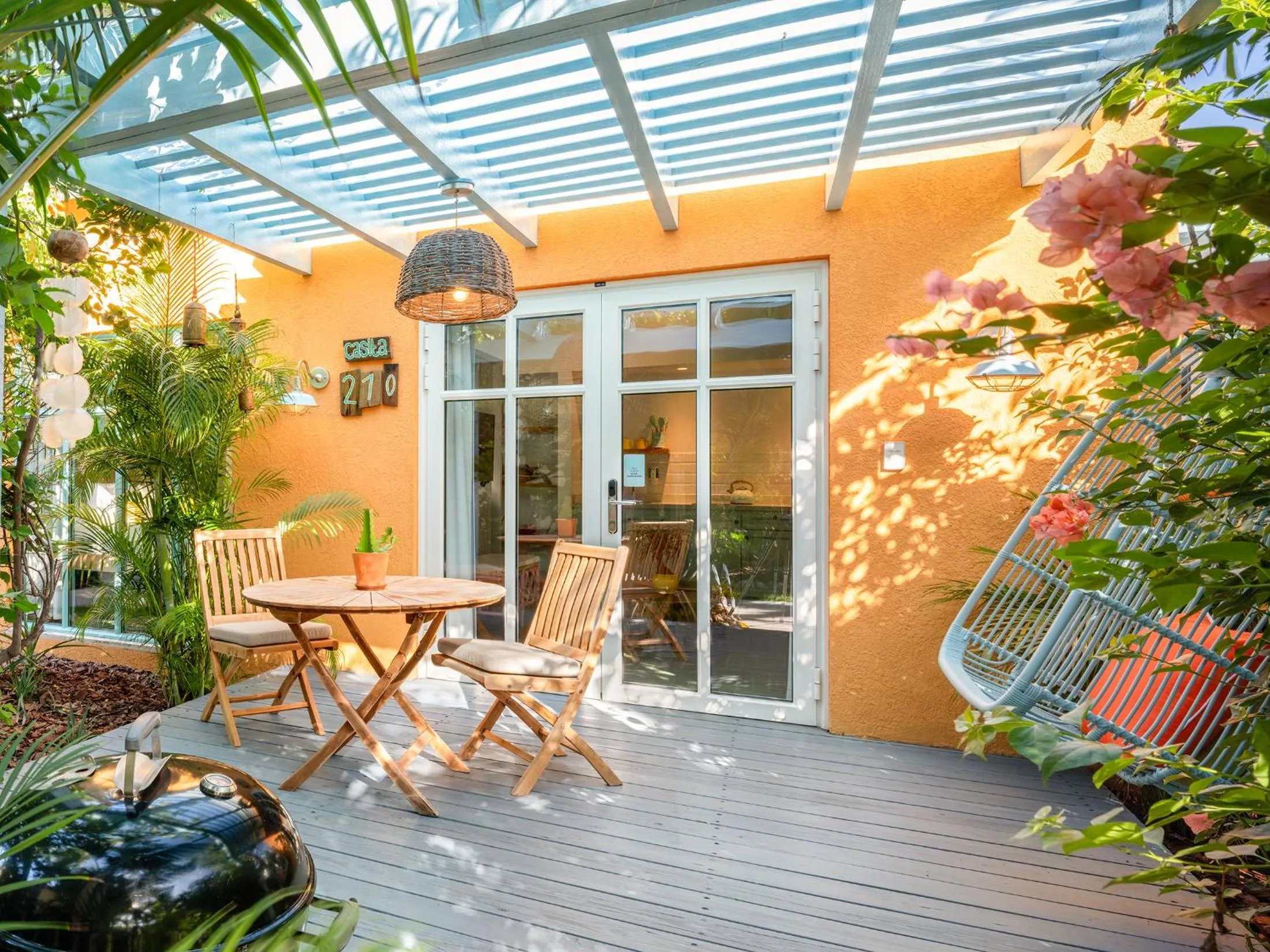 Patio in Boardwalk Boutique Hotel Aruba - Adults Only