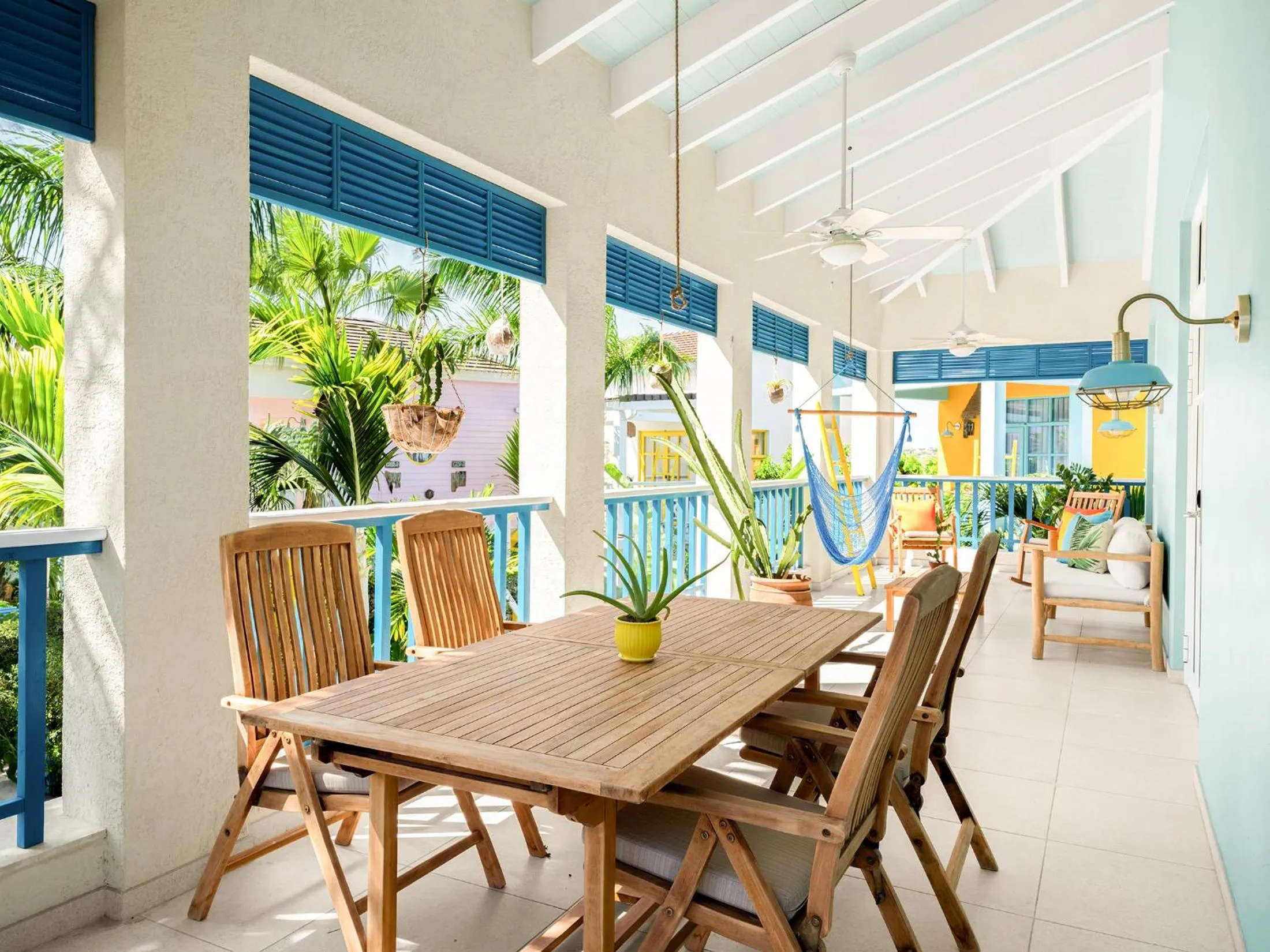 Balcony/Terrace in Boardwalk Boutique Hotel Aruba - Adults Only
