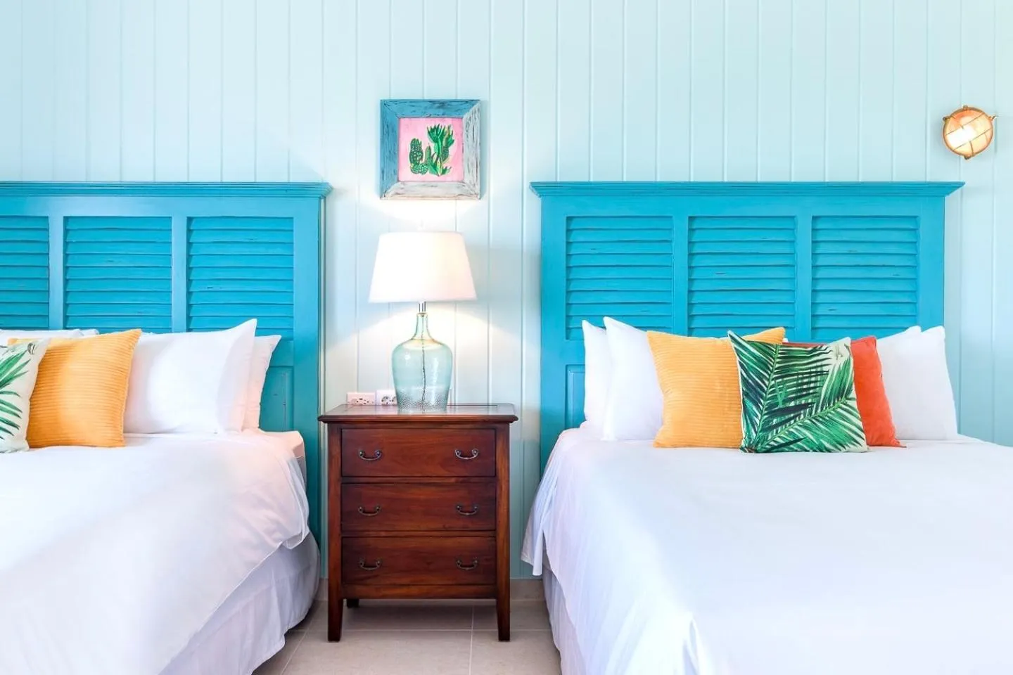 Bed in Boardwalk Boutique Hotel Aruba - Adults Only