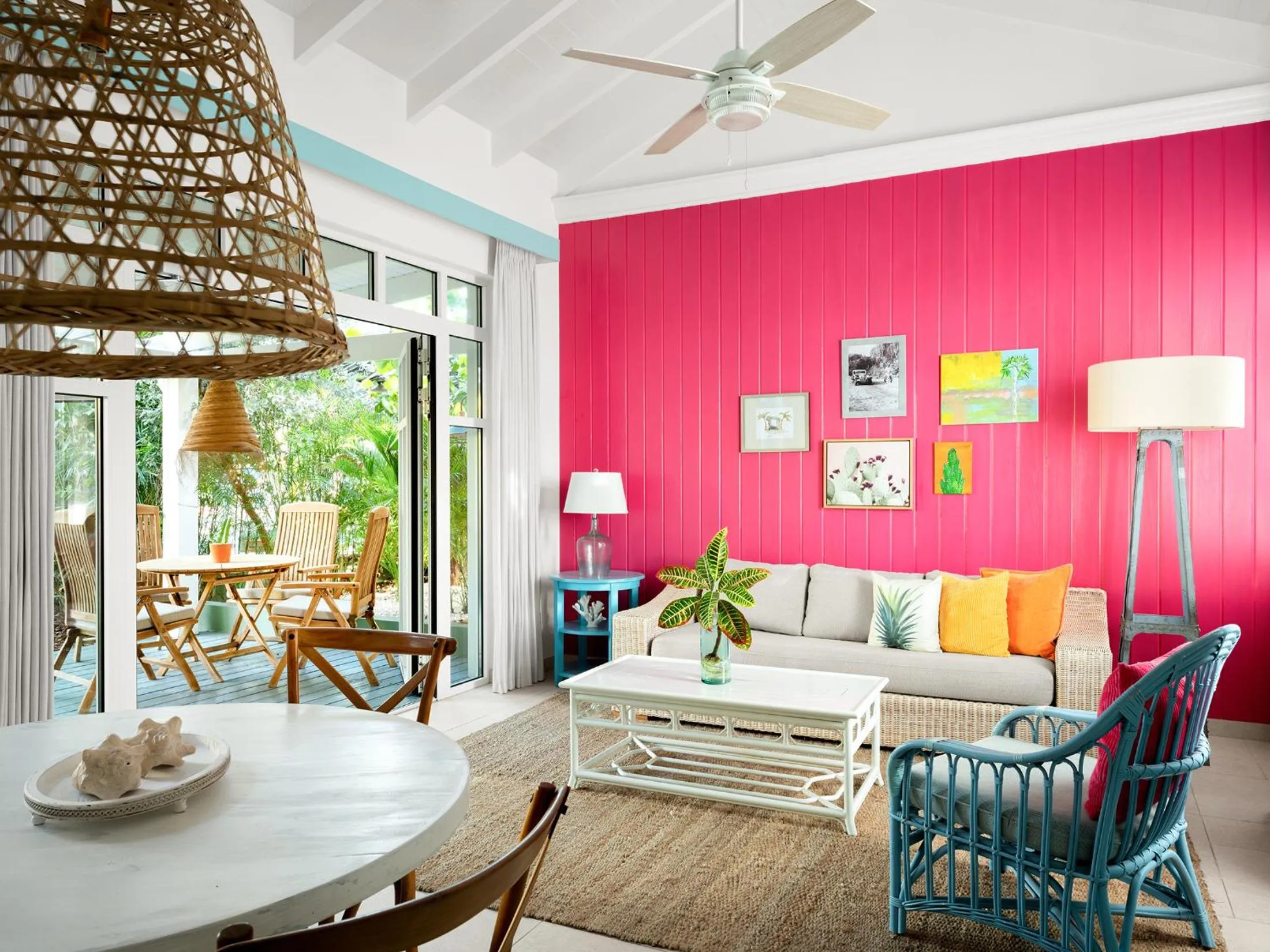 Living room in Boardwalk Boutique Hotel Aruba - Adults Only