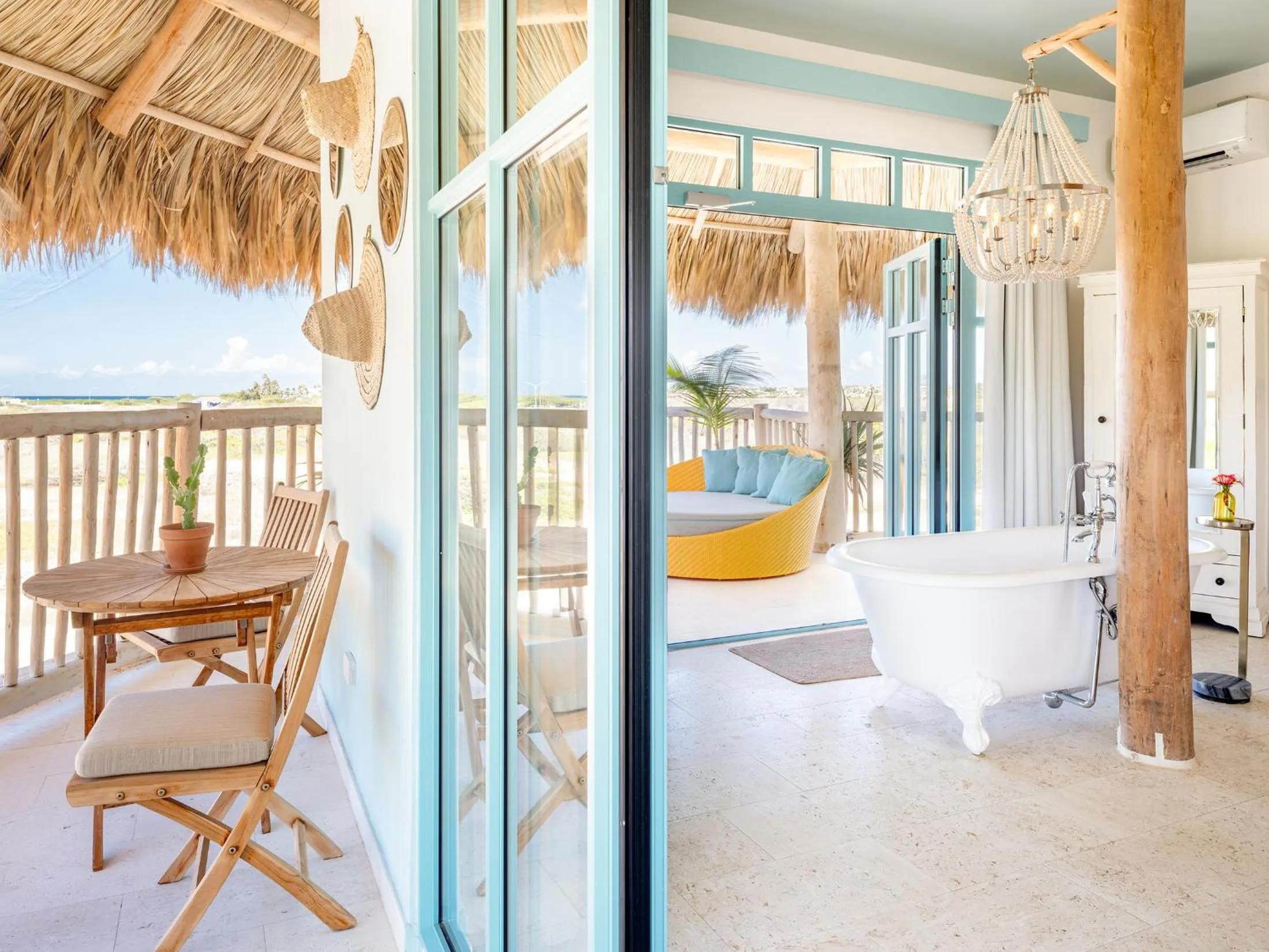 Patio in Boardwalk Boutique Hotel Aruba - Adults Only