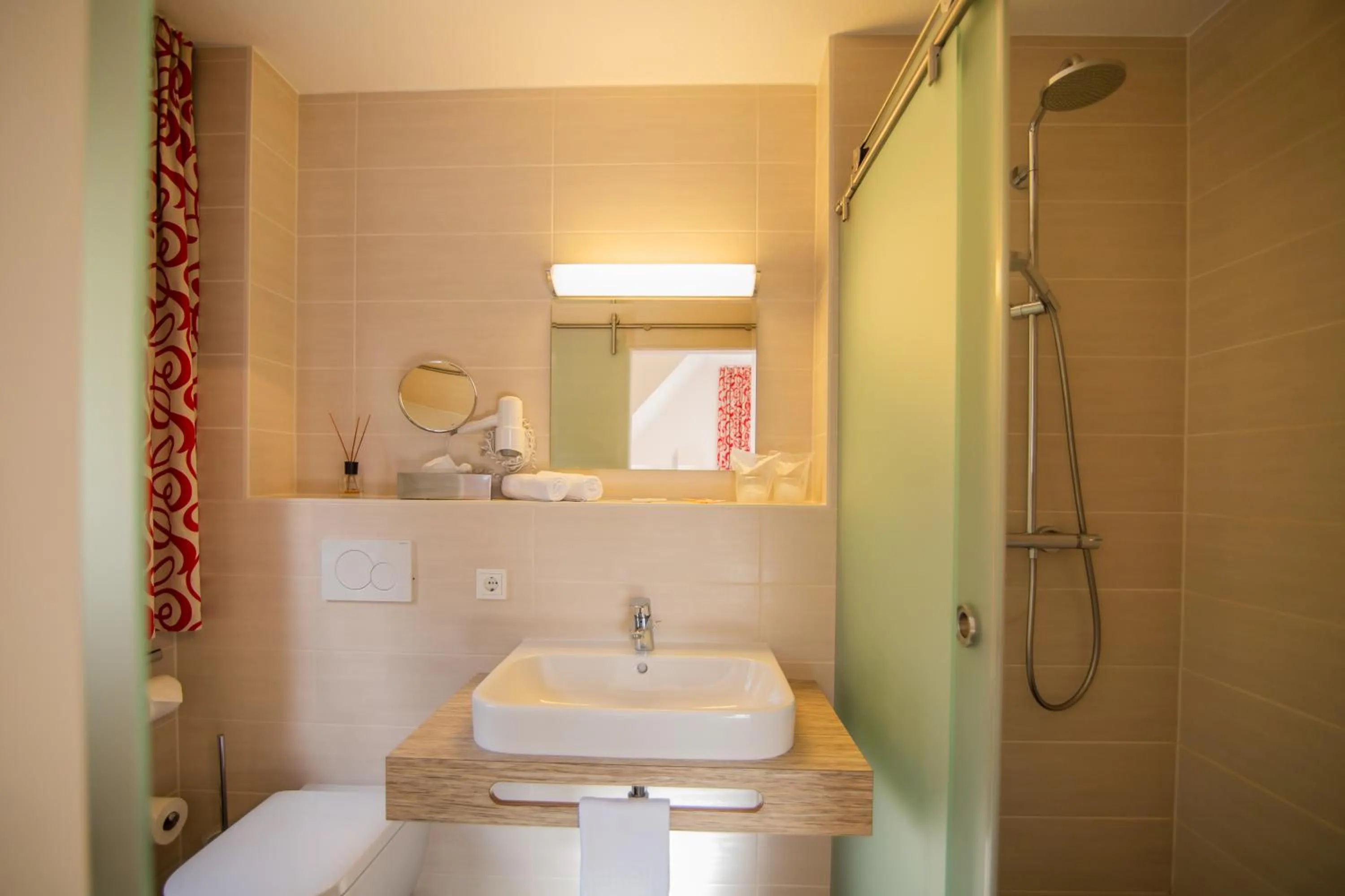 Bathroom in Berggasthof Götzinger Höhe