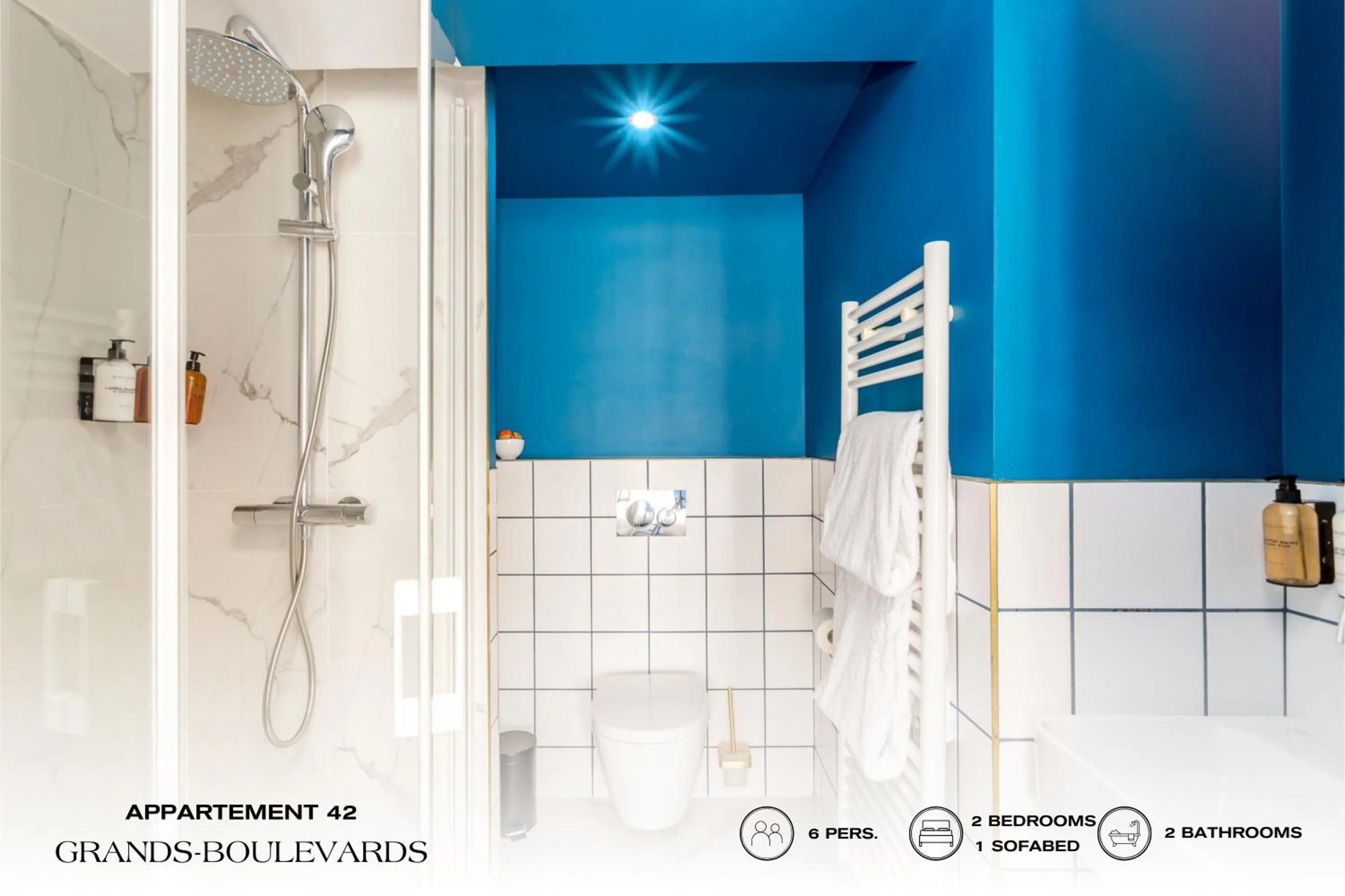 Shower in Beauquartier - Grands Boulevards