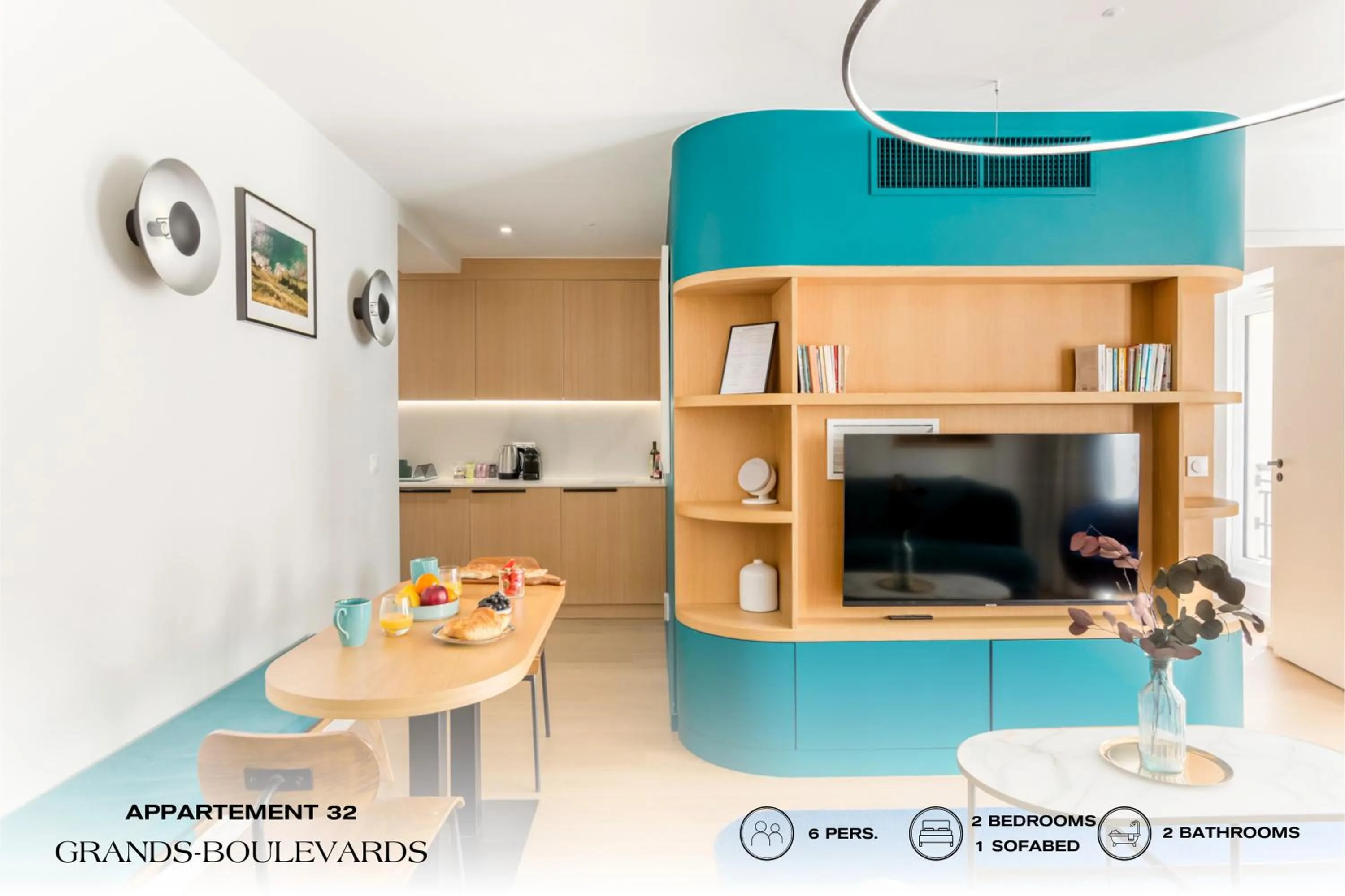 Kitchen or kitchenette in Beauquartier - Grands Boulevards