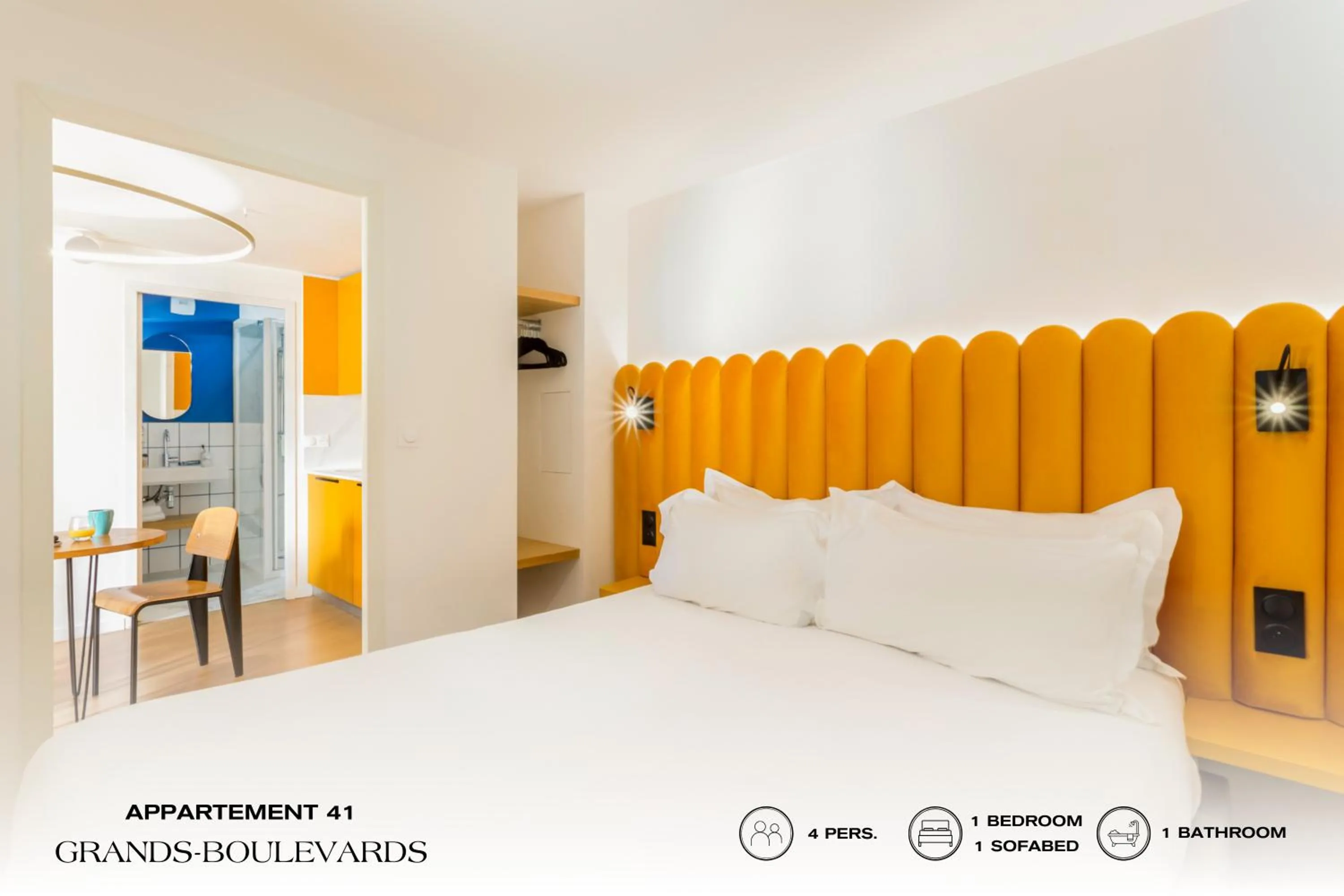 Bed in Beauquartier - Grands Boulevards