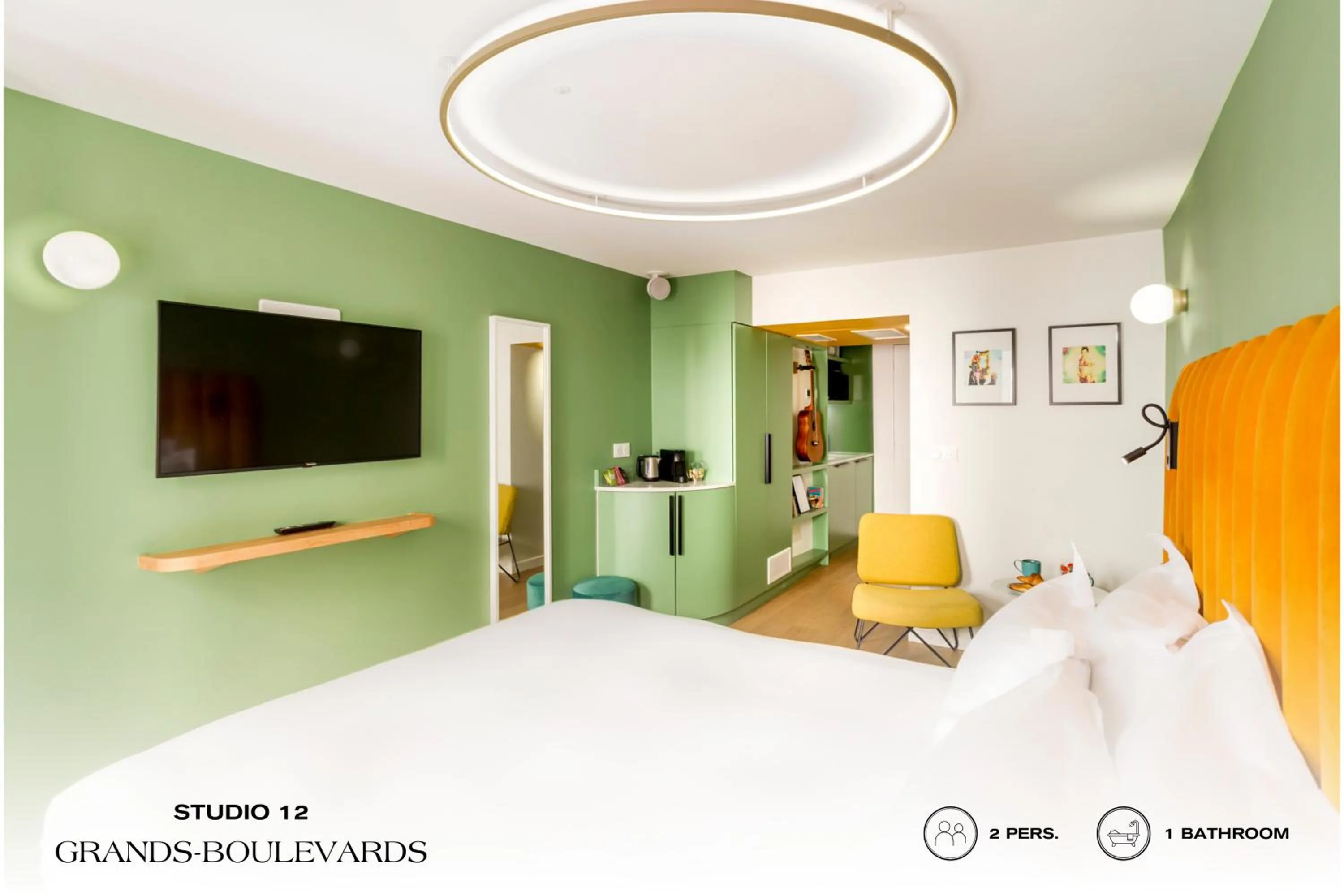 Bed in Beauquartier - Grands Boulevards