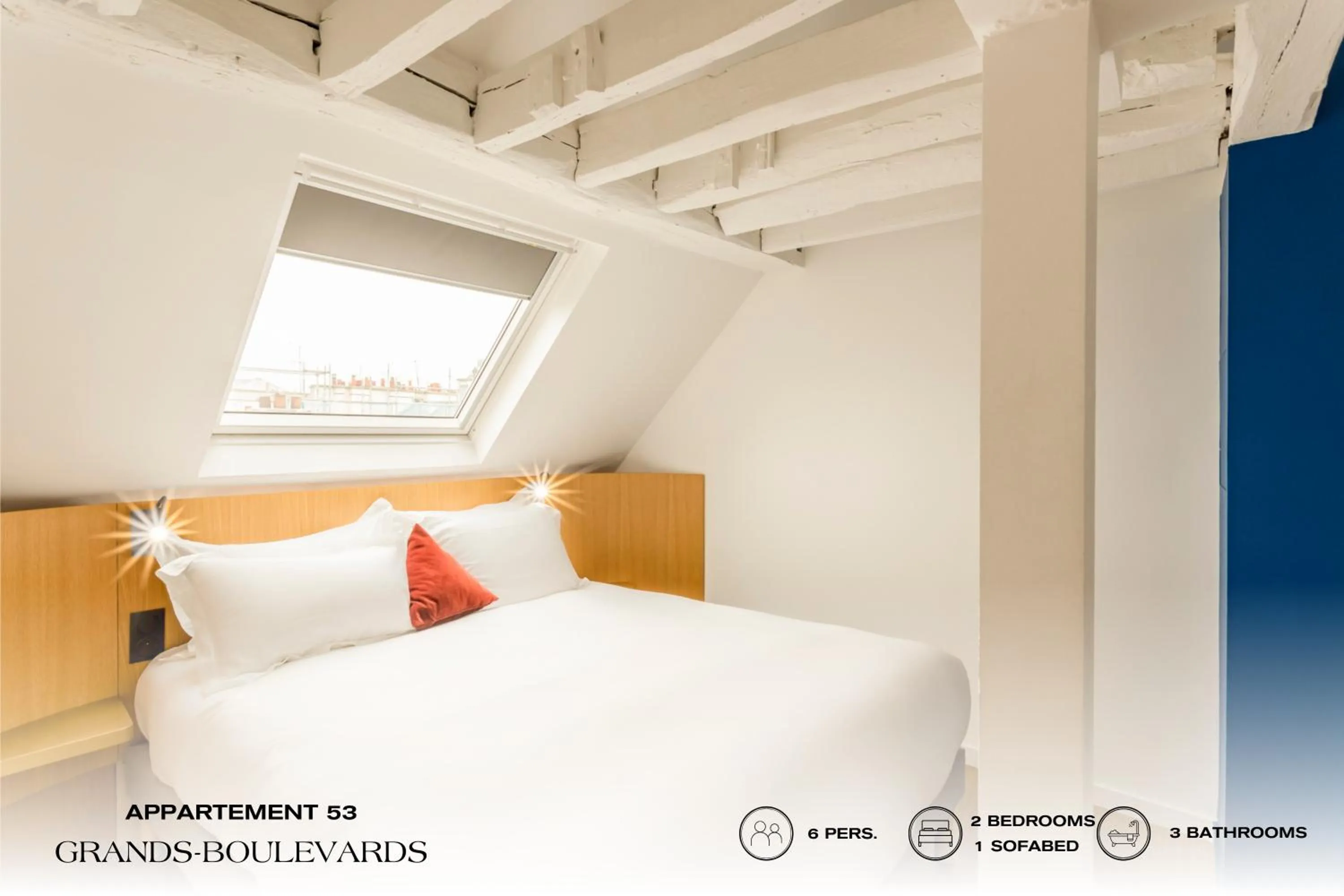 Bed in Beauquartier - Grands Boulevards