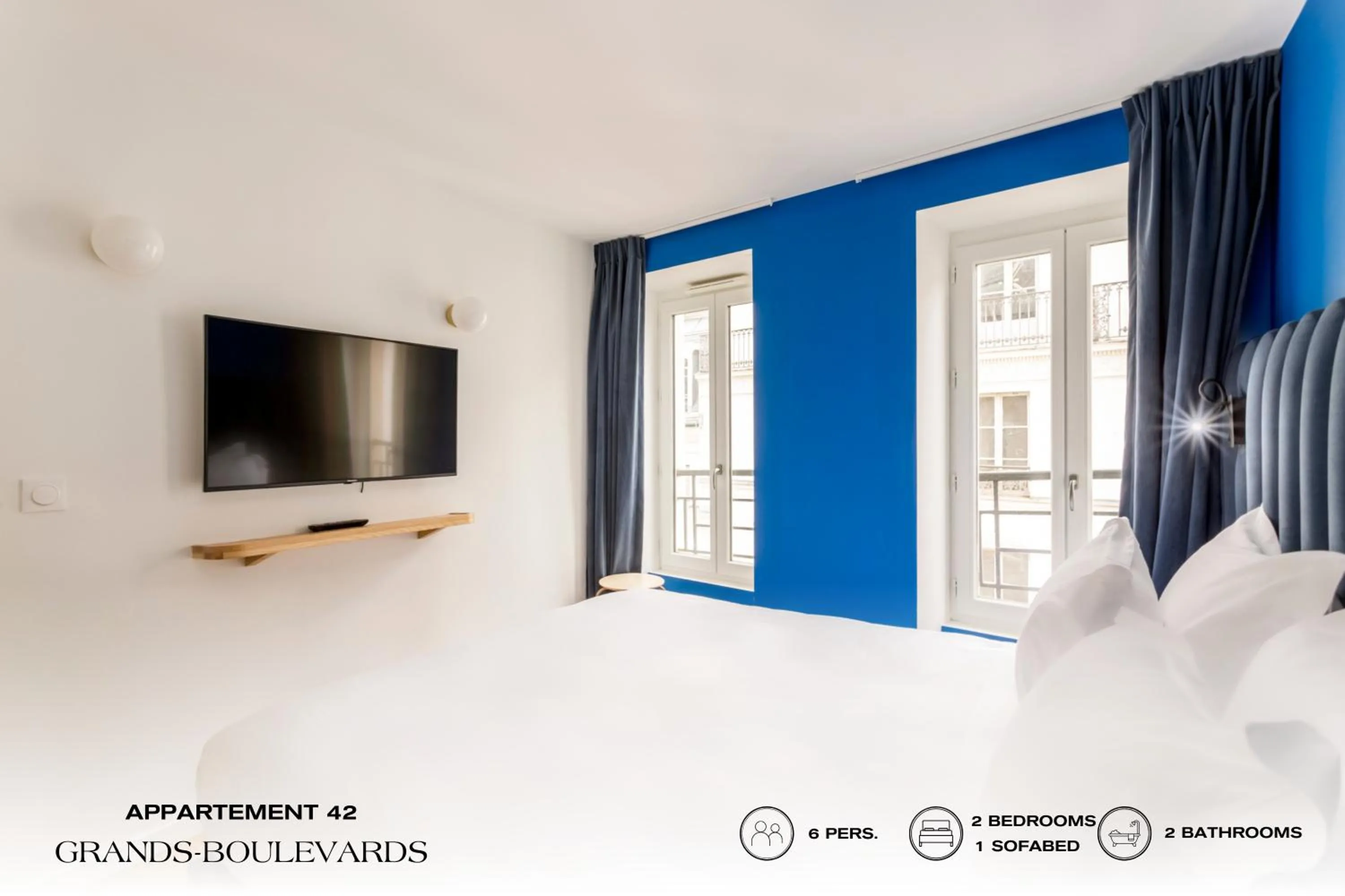 Bed in Beauquartier - Grands Boulevards