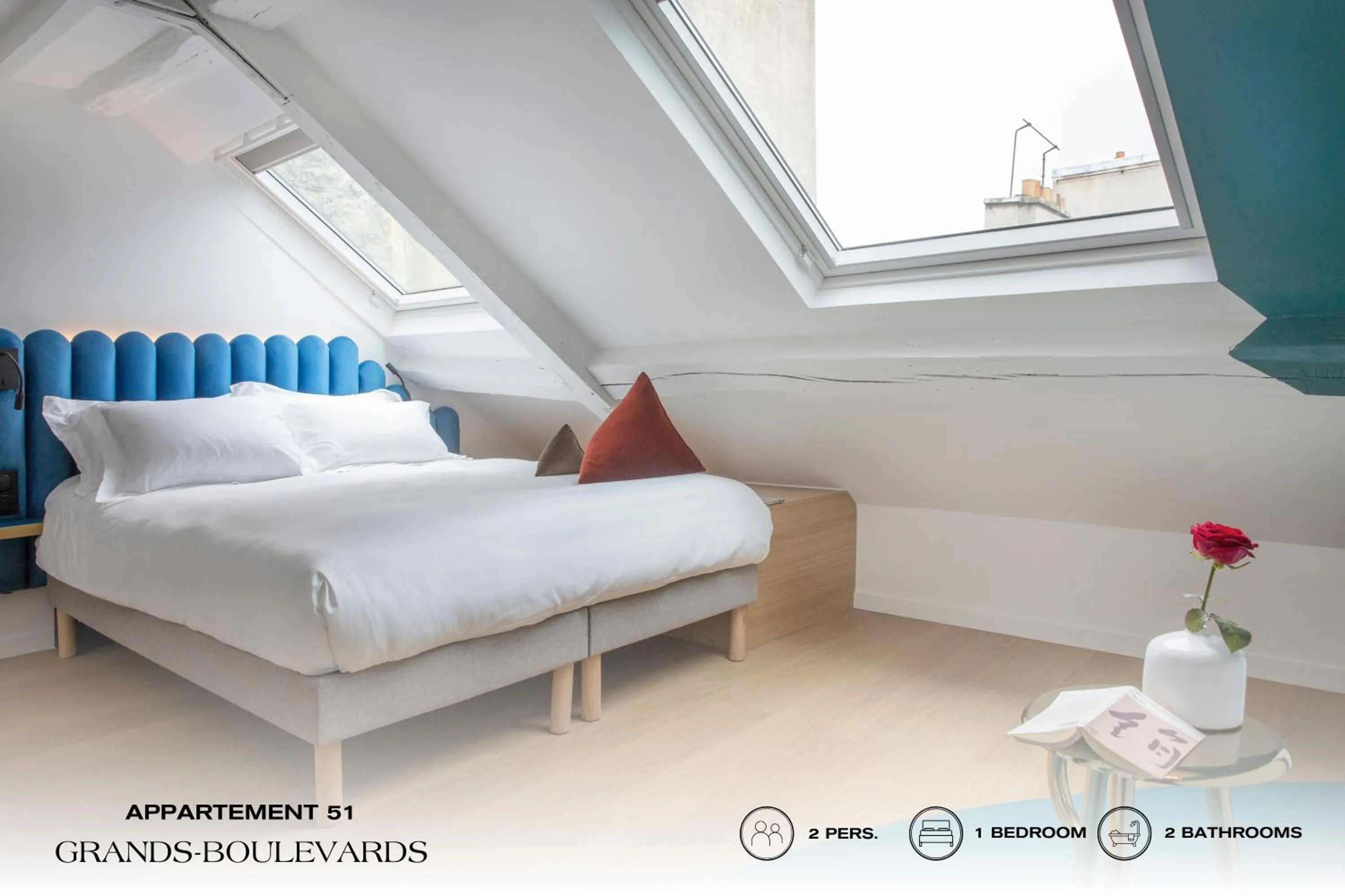 Bed in Beauquartier - Grands Boulevards