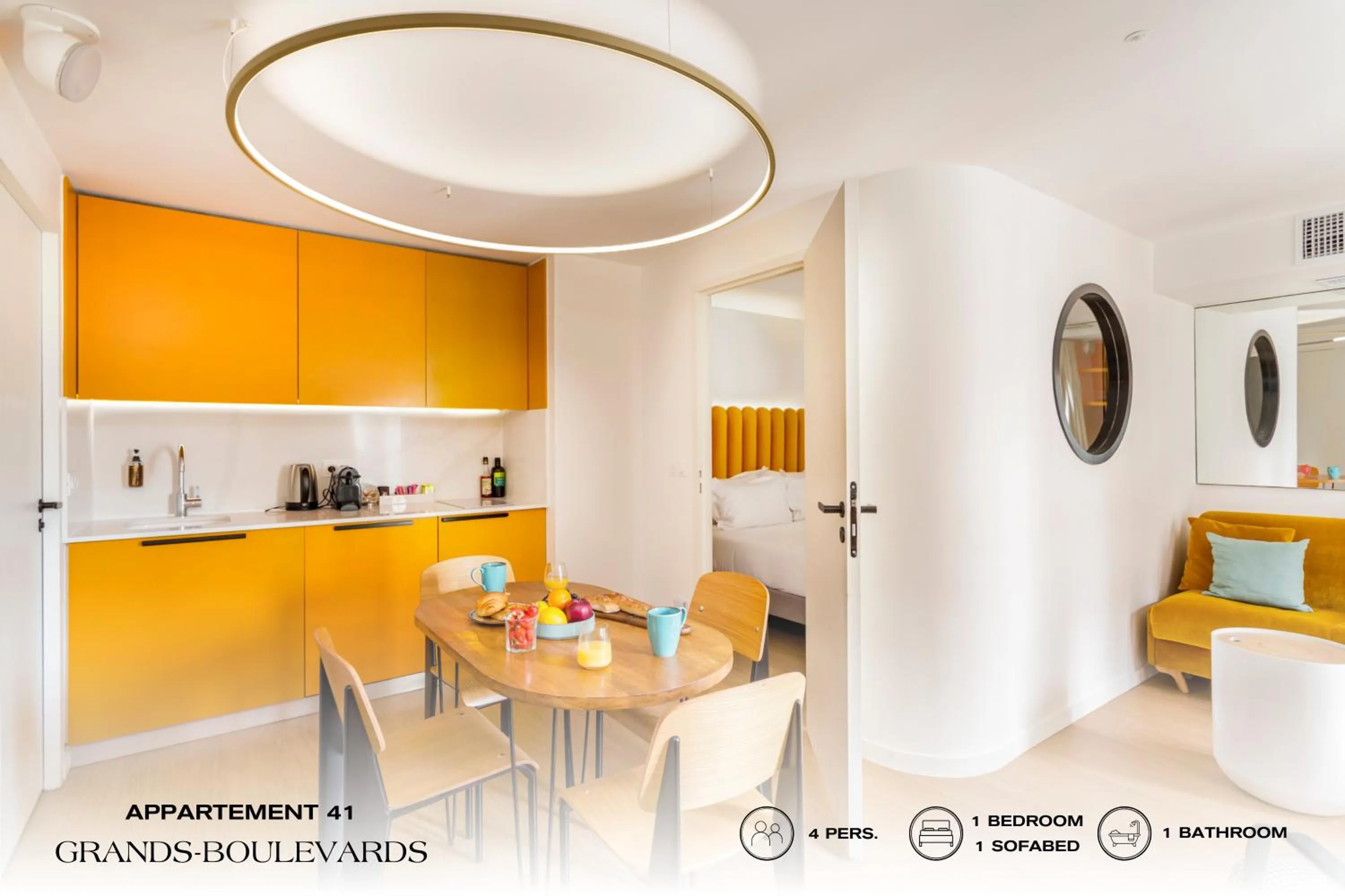 Kitchen or kitchenette in Beauquartier - Grands Boulevards