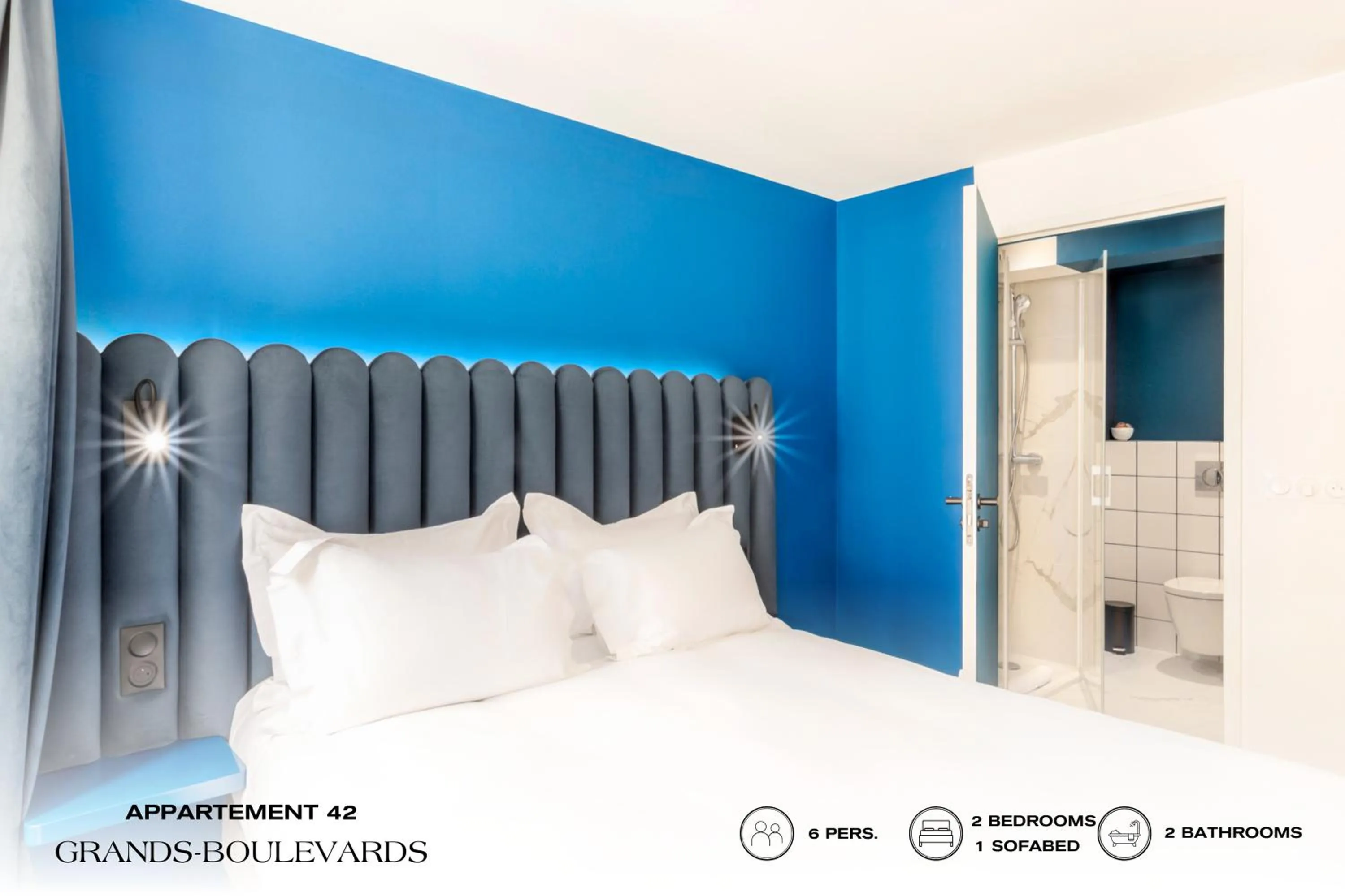 Bed in Beauquartier - Grands Boulevards