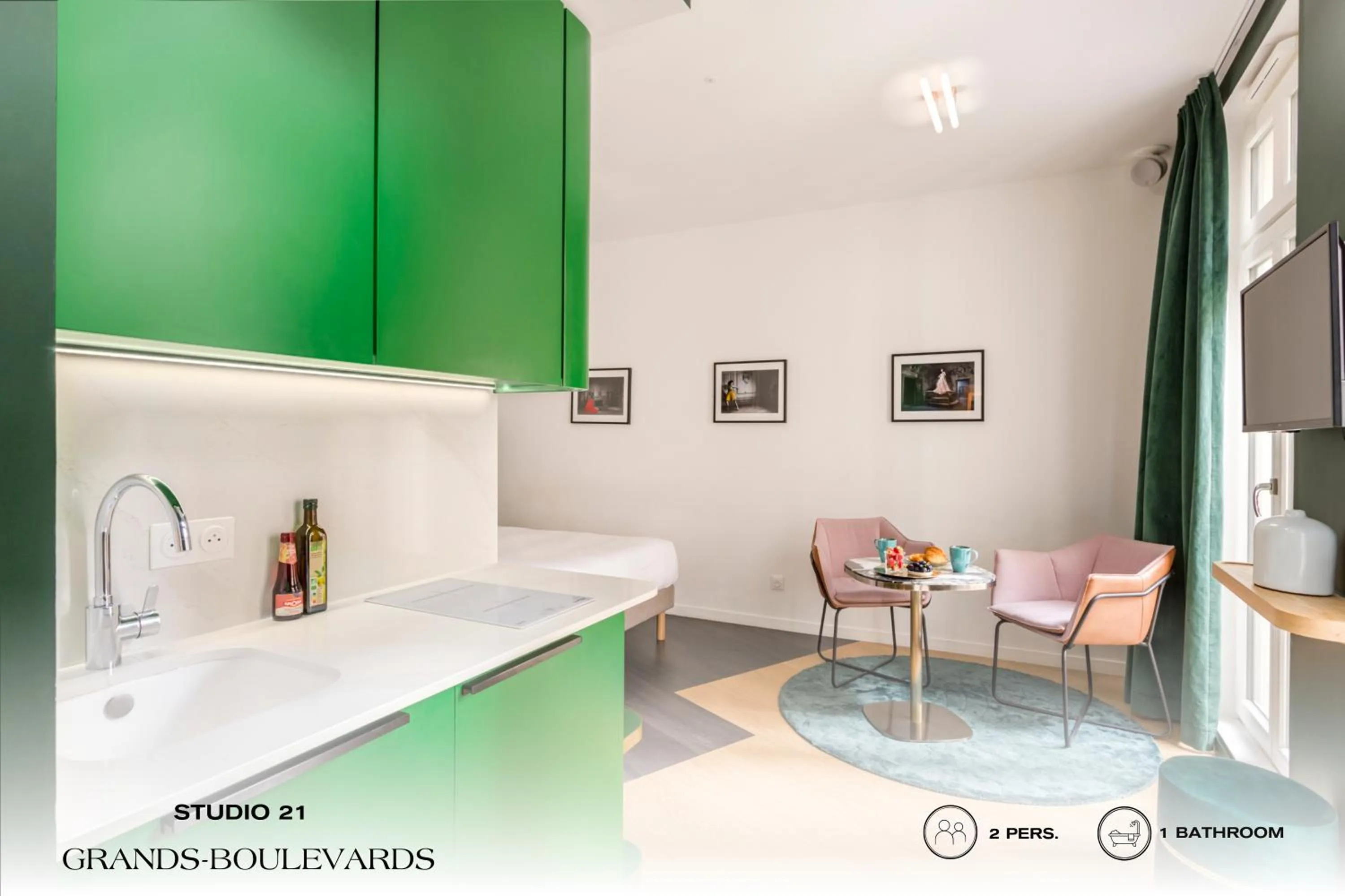 Bed in Beauquartier - Grands Boulevards