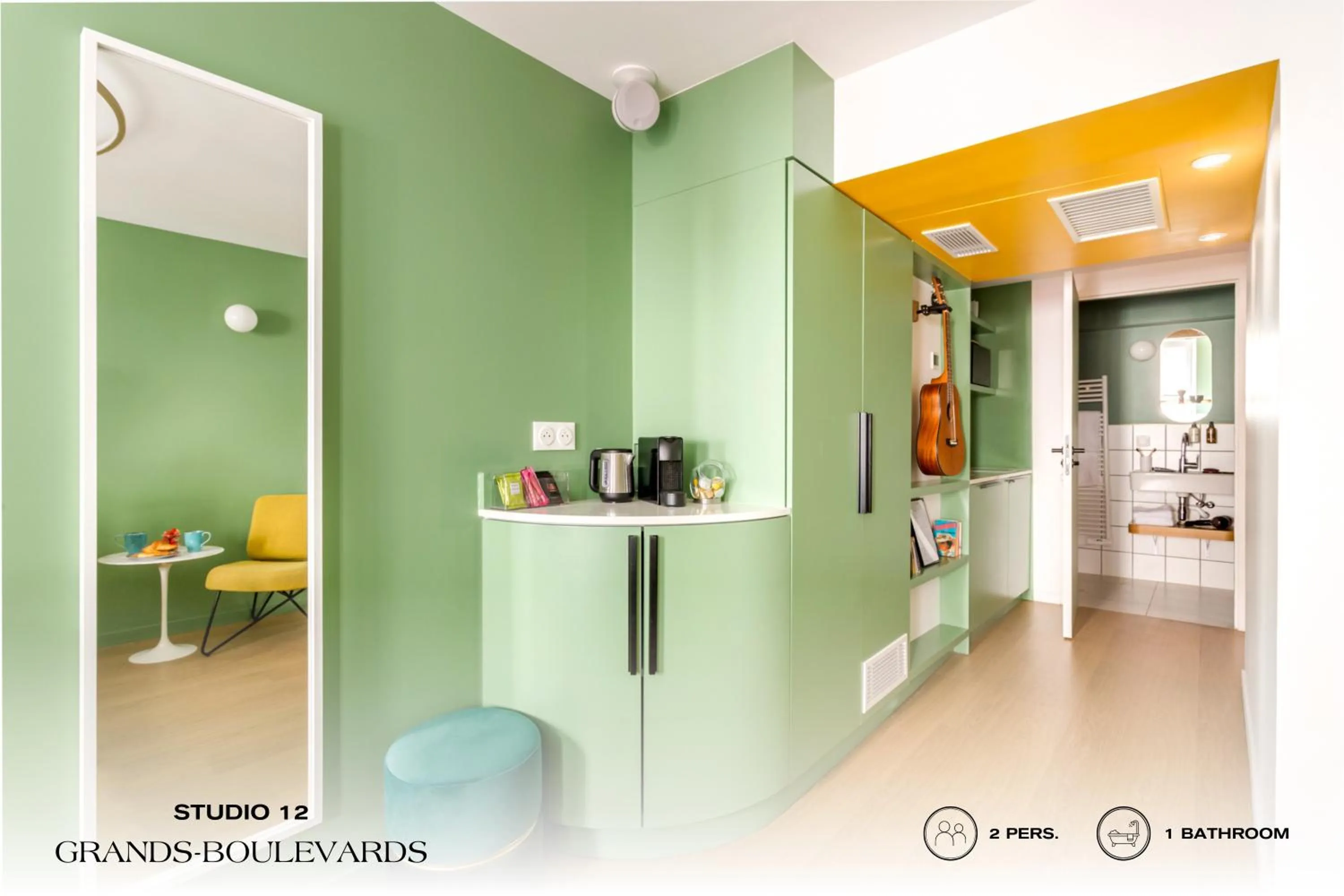 Kitchen or kitchenette in Beauquartier - Grands Boulevards