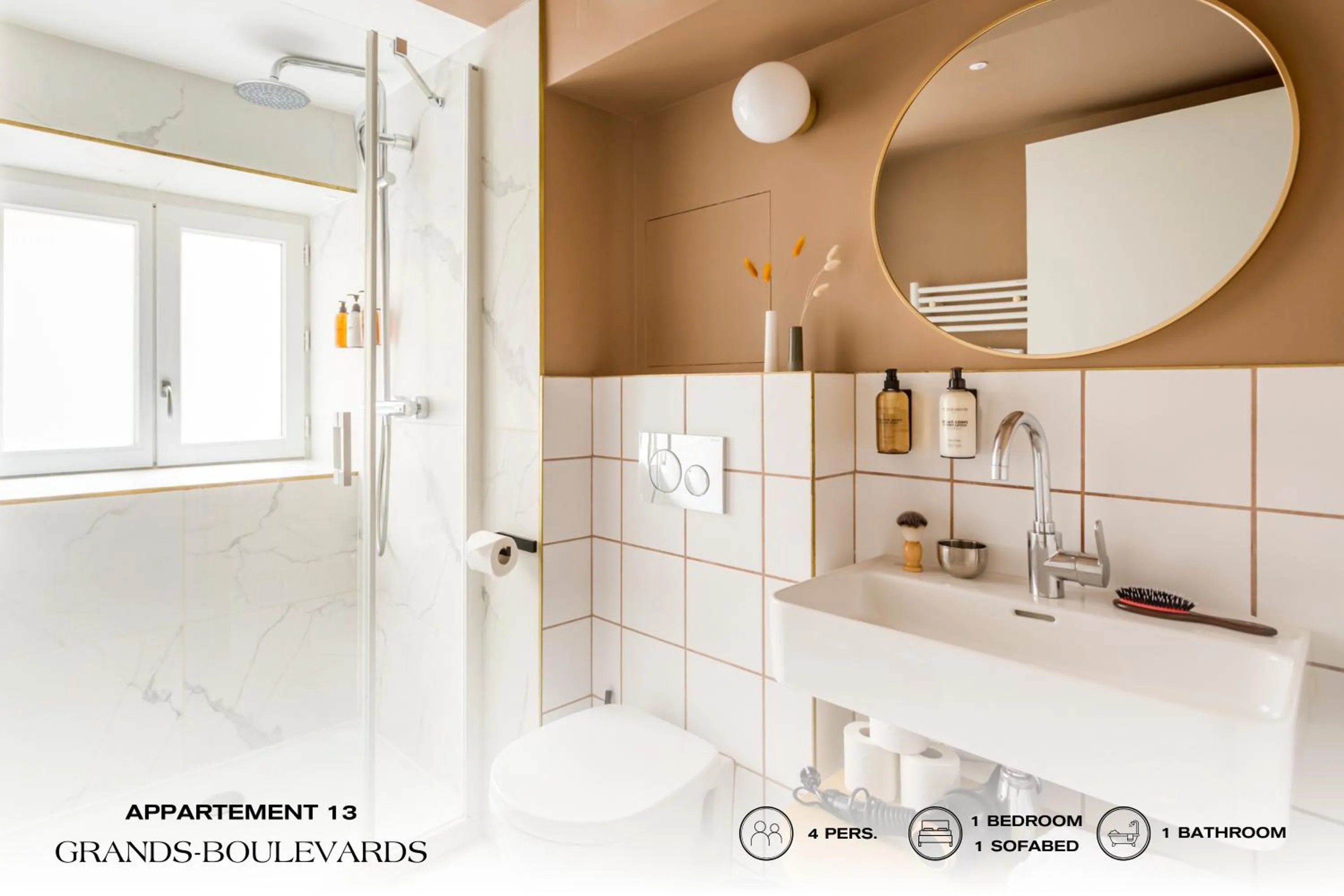 Shower in Beauquartier - Grands Boulevards