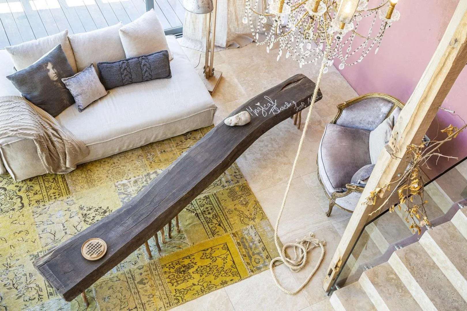 Living room in Areias do Seixo Villas