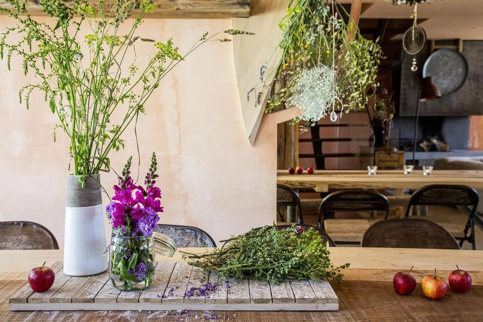 Kitchen or kitchenette in Areias do Seixo Villas