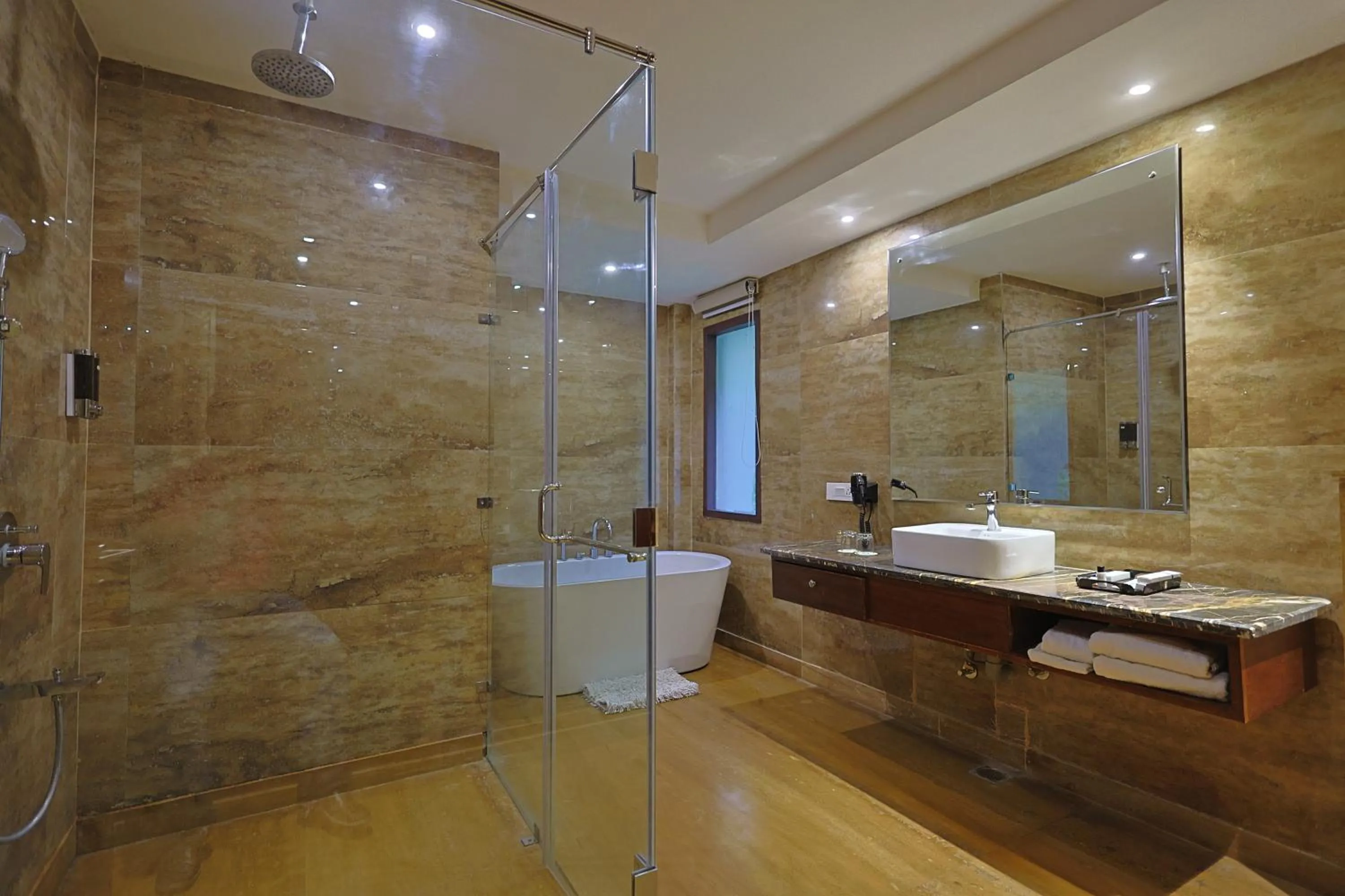 Bathroom in Punarnava Resort & Spa